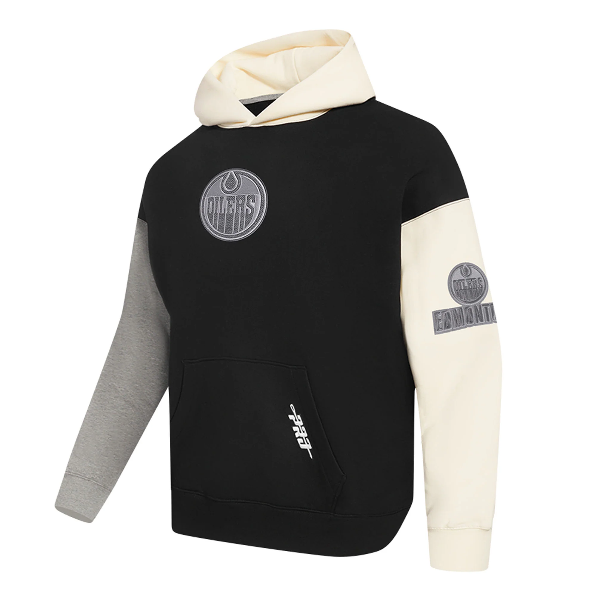 Edmonton Oilers Pro Standard Reverse French Terry Black Fleece Hoodie - Image 3