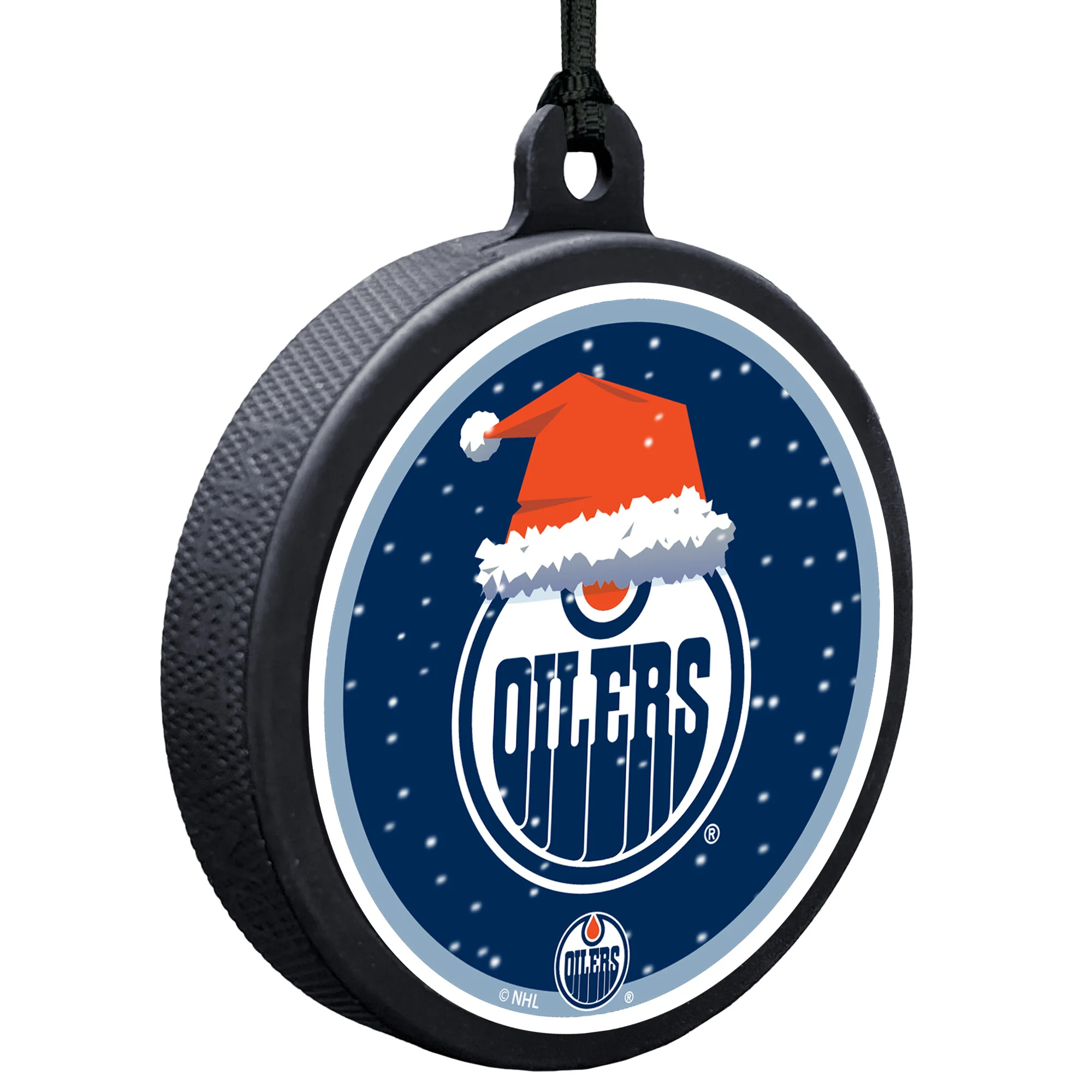 Edmonton Oilers Puck Ornament