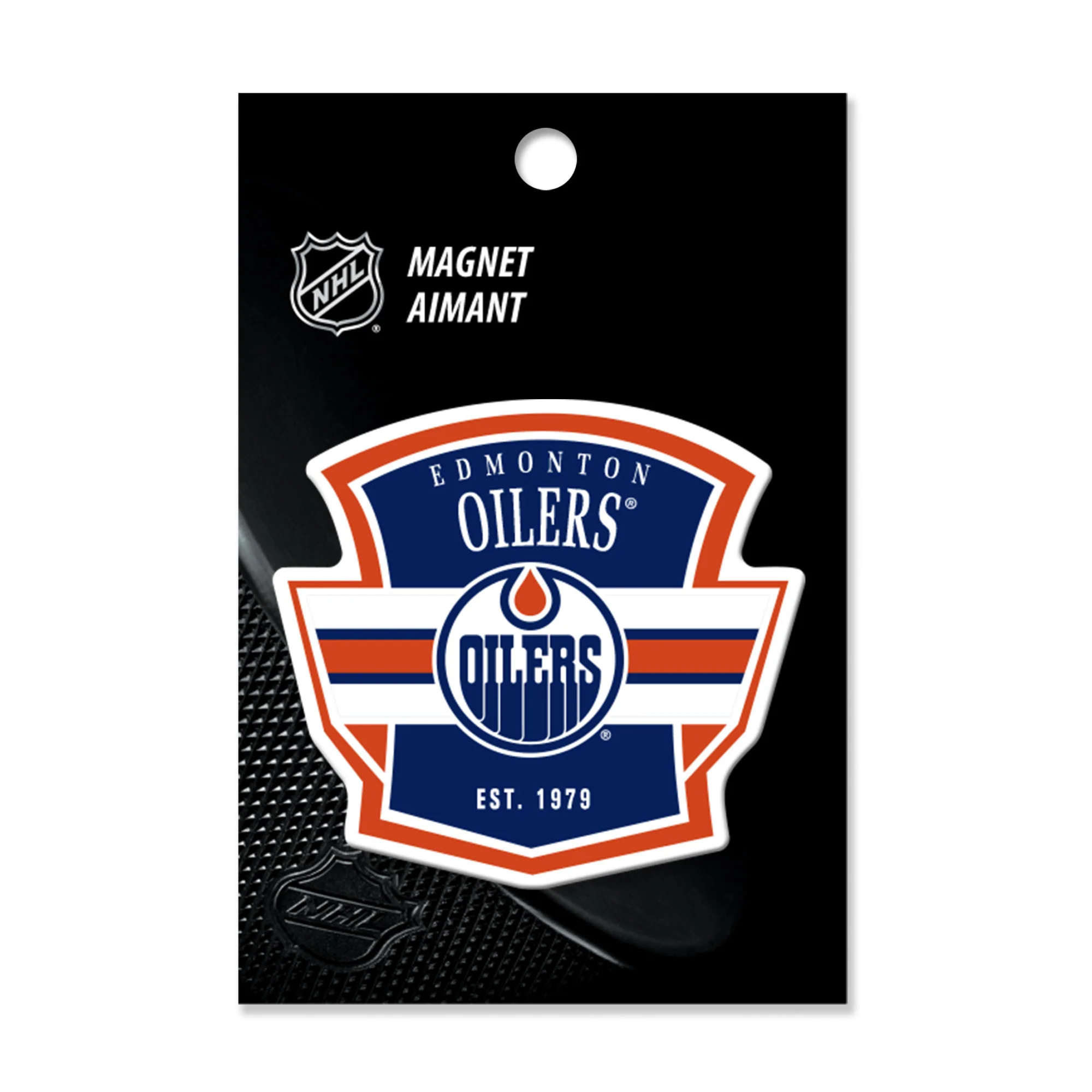 Edmonton Oilers PVC Axe Logo 3" Magnet