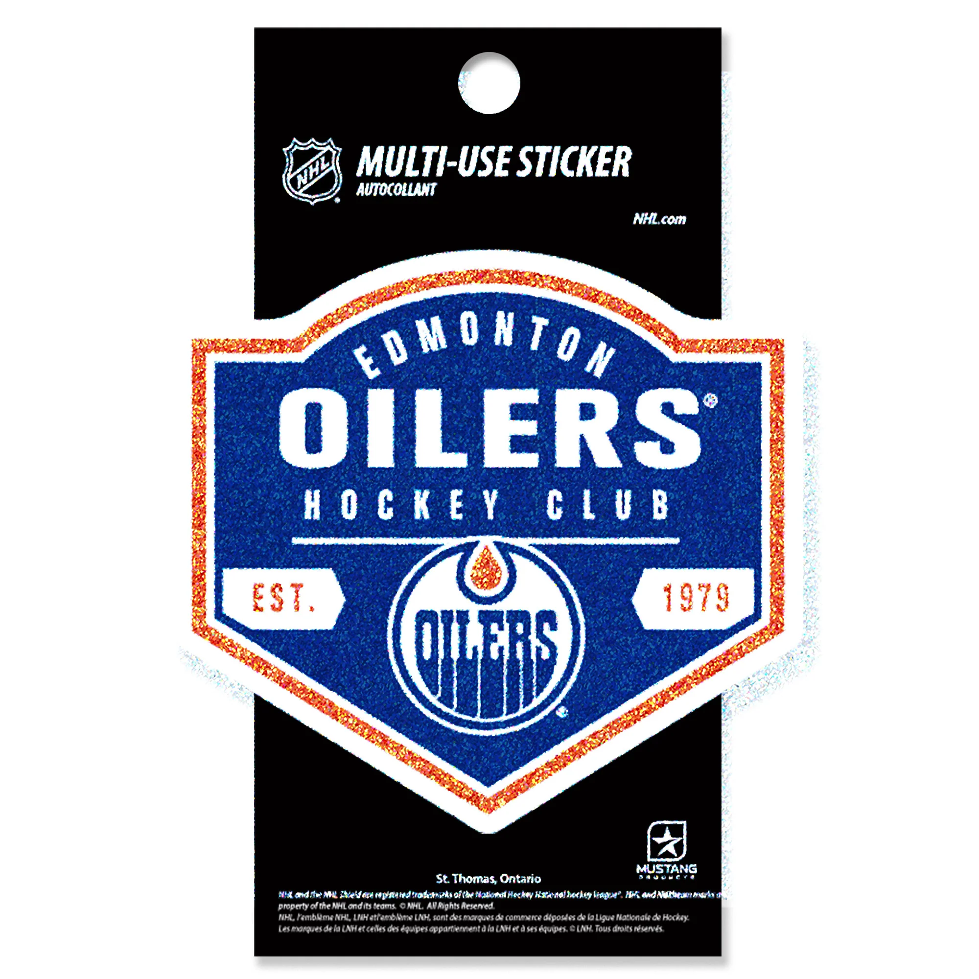 Edmonton Oilers PVC Chisel Logo 3" Magnet