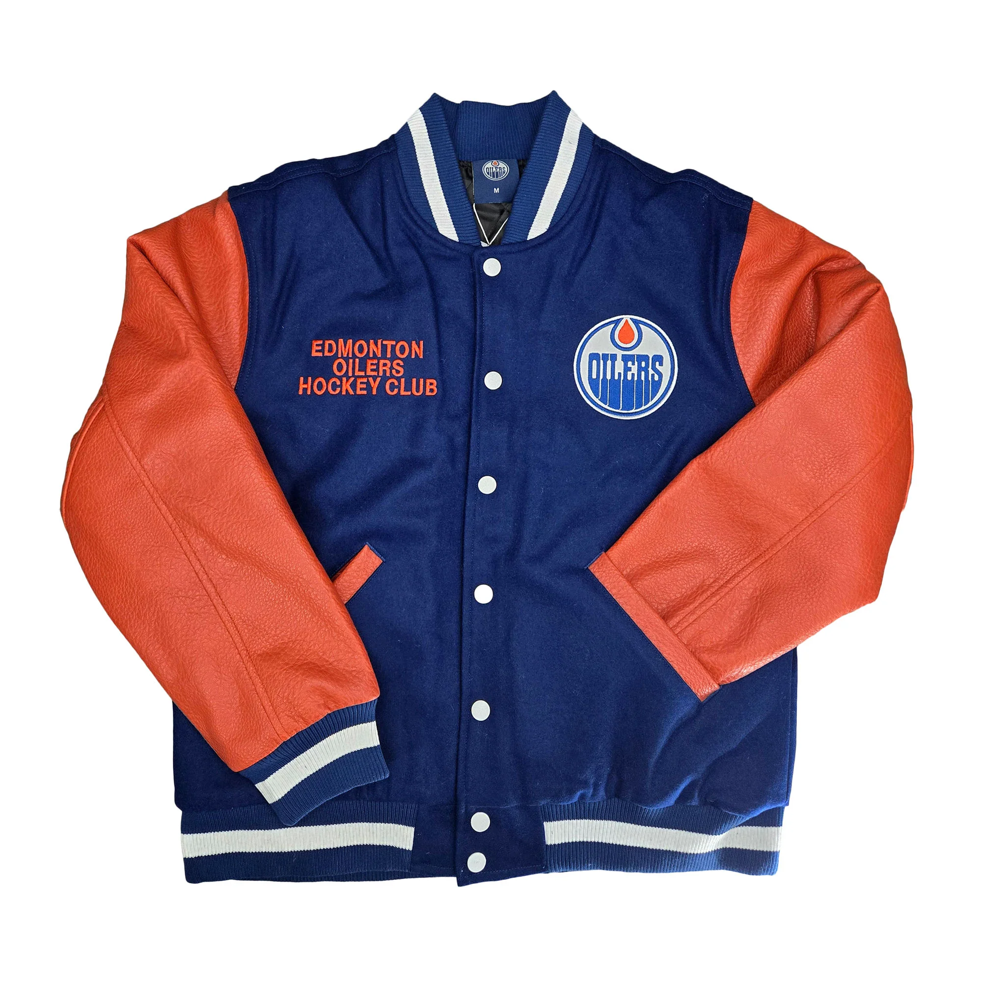 Edmonton Oilers Unisex Something Inked Coach's Royal Jacket - Image 3