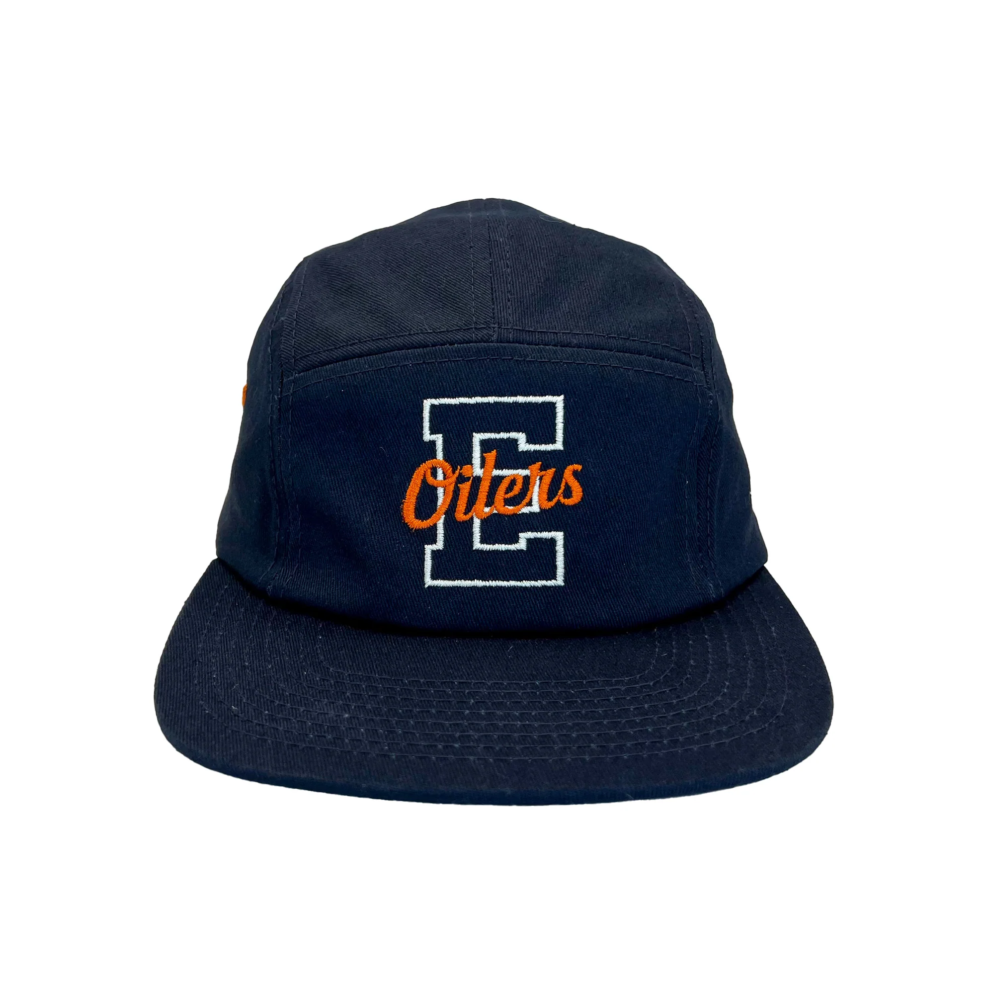 Edmonton Oilers Sport Design Sweden Navy Baseball Unstructured Strapback Hat - Image 2
