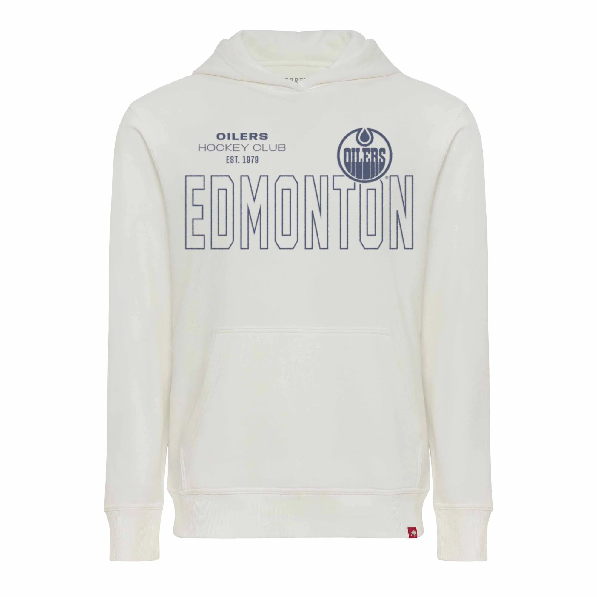 Edmonton Oilers Sportiqe Drake Current White Hoodie