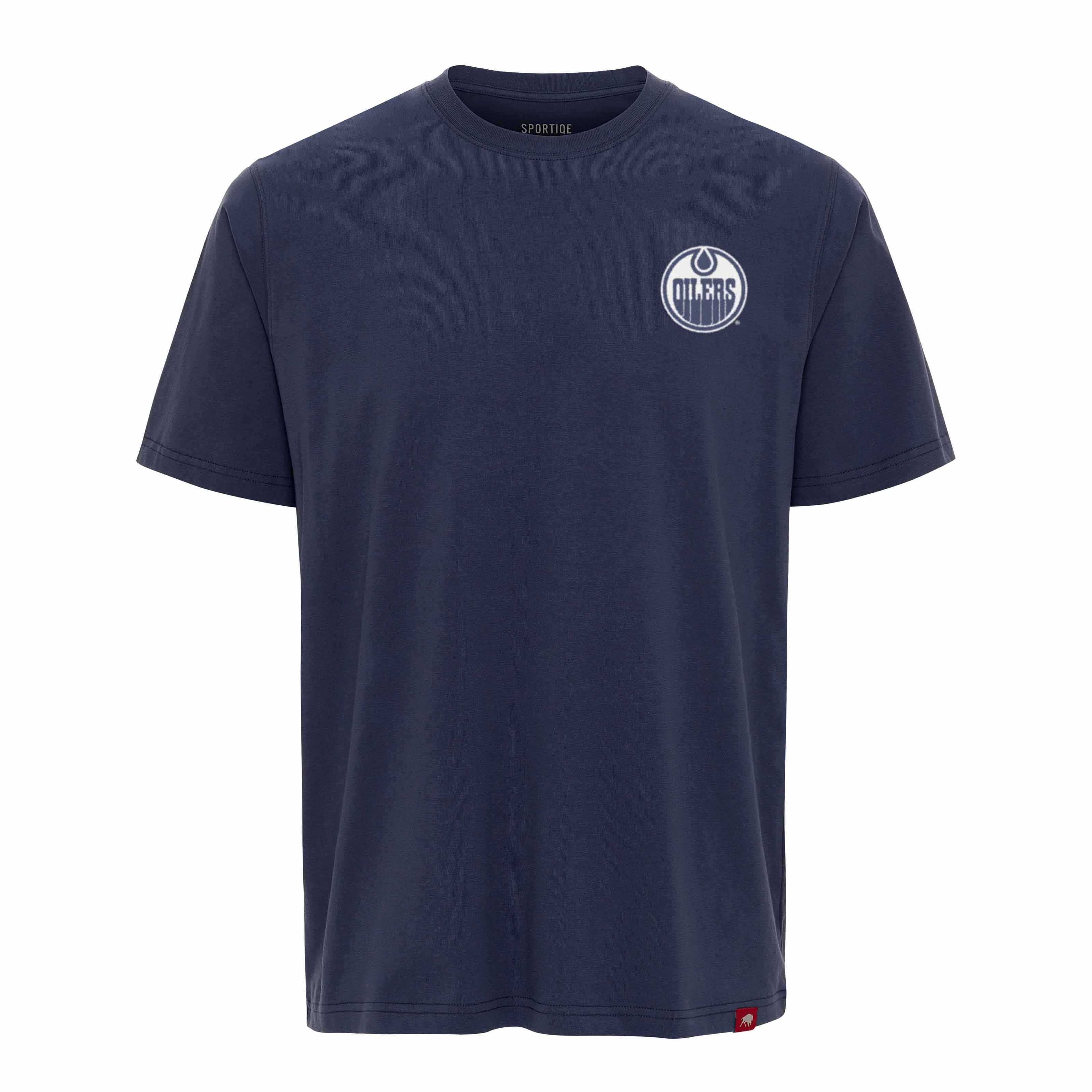 Edmonton Oilers Sportiqe Duke Yamas Blue T-Shirt
