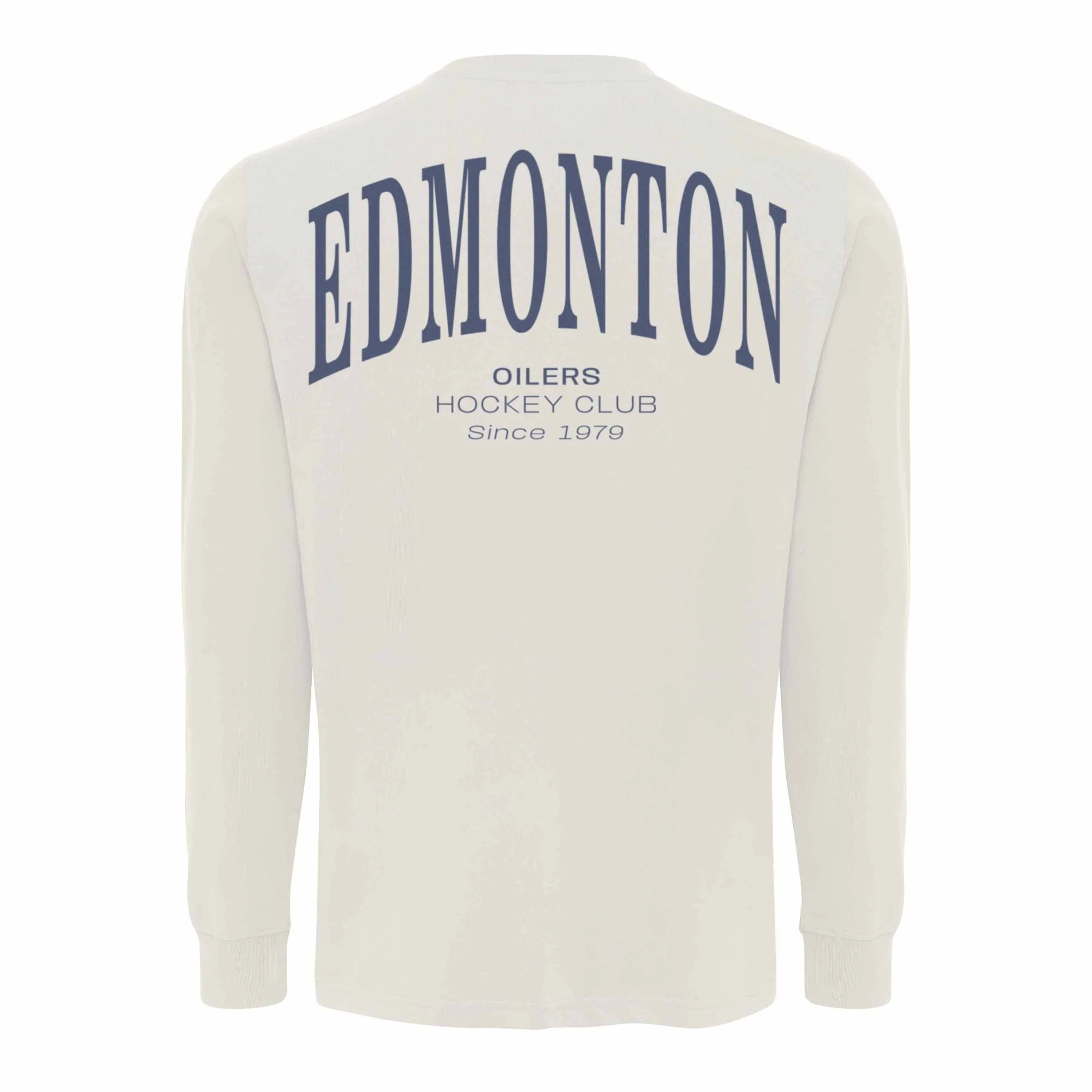 Edmonton Oilers Sportiqe Sherwood Rembank White Long Sleeve T-Shirt - Image 2