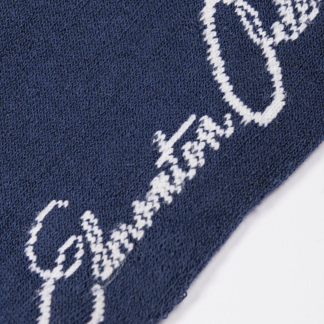 Edmonton Oilers Sports Club Atelier by Lauren McDavid Navy Everyday Crew Ankle Socks - Image 3
