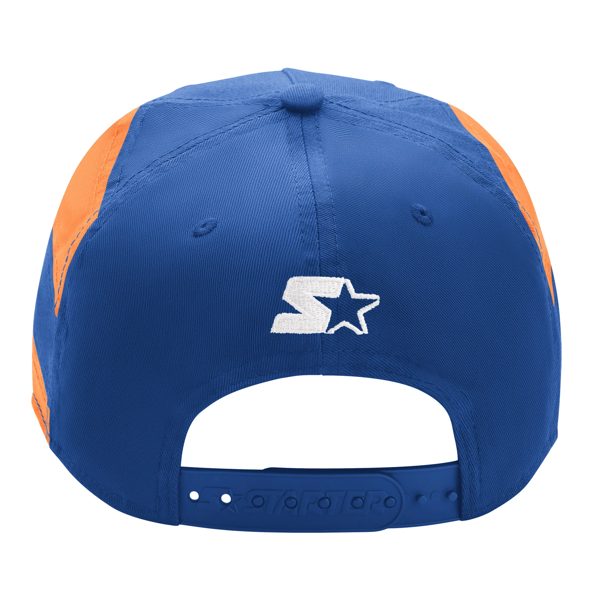Edmonton Oilers Starter Blue Line Up Snapback Hat - Image 2