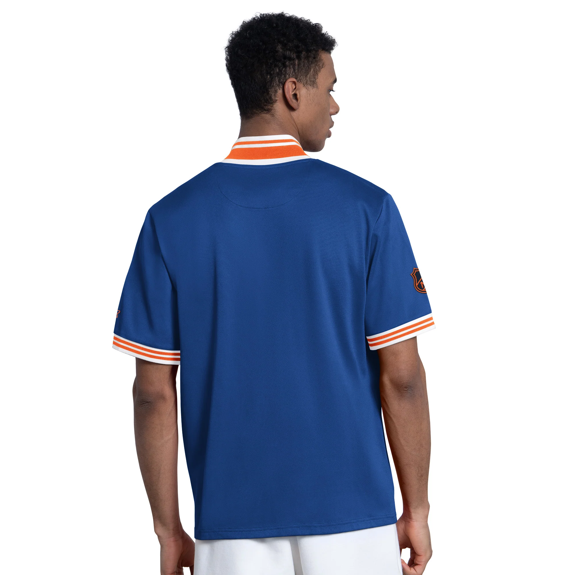 Edmonton Oilers Starter Blue Pitcher Fashion Jersey - Image 2