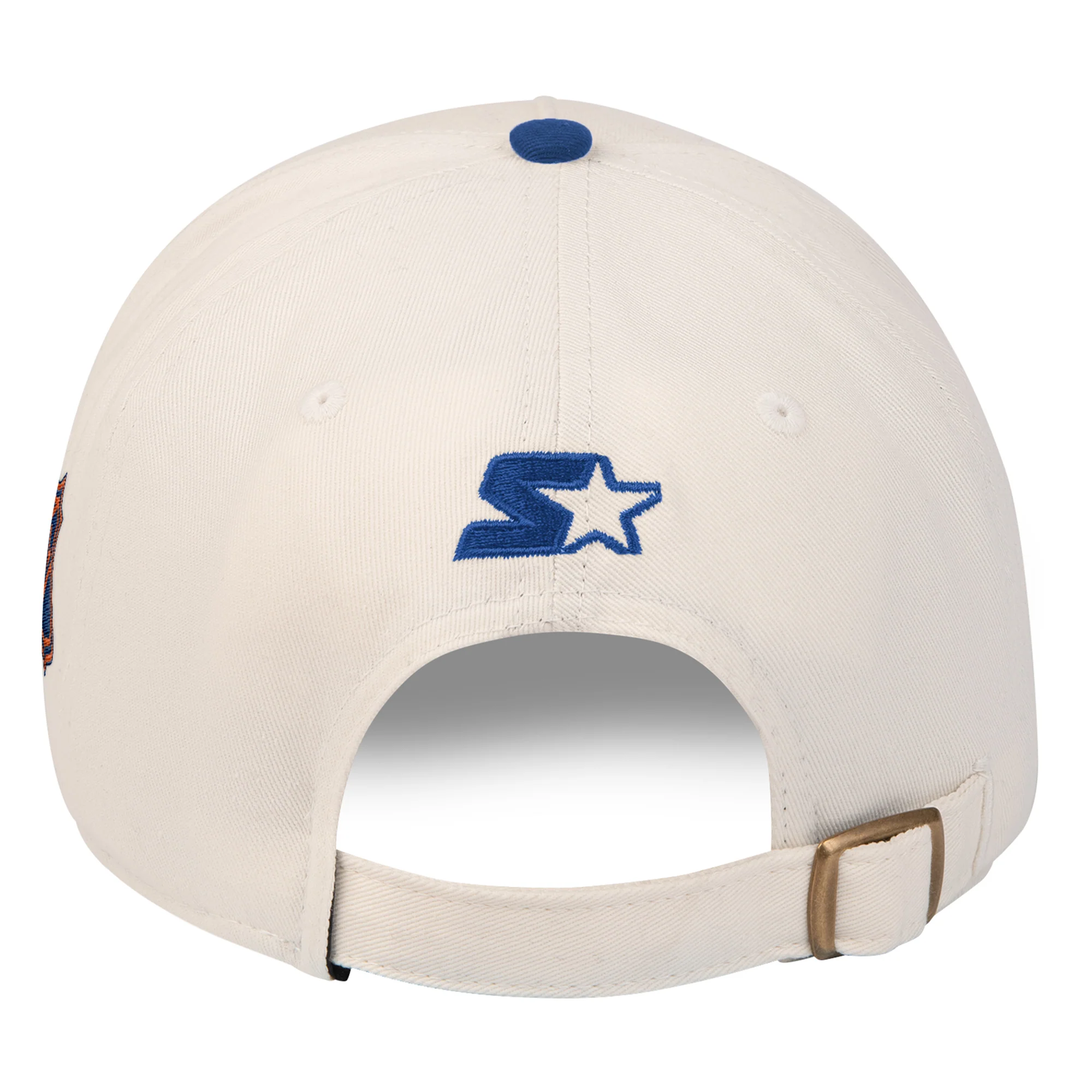 Edmonton Oilers Starter Blue & White Casual Colorblock 5-Star Adjustable Hat - Image 2