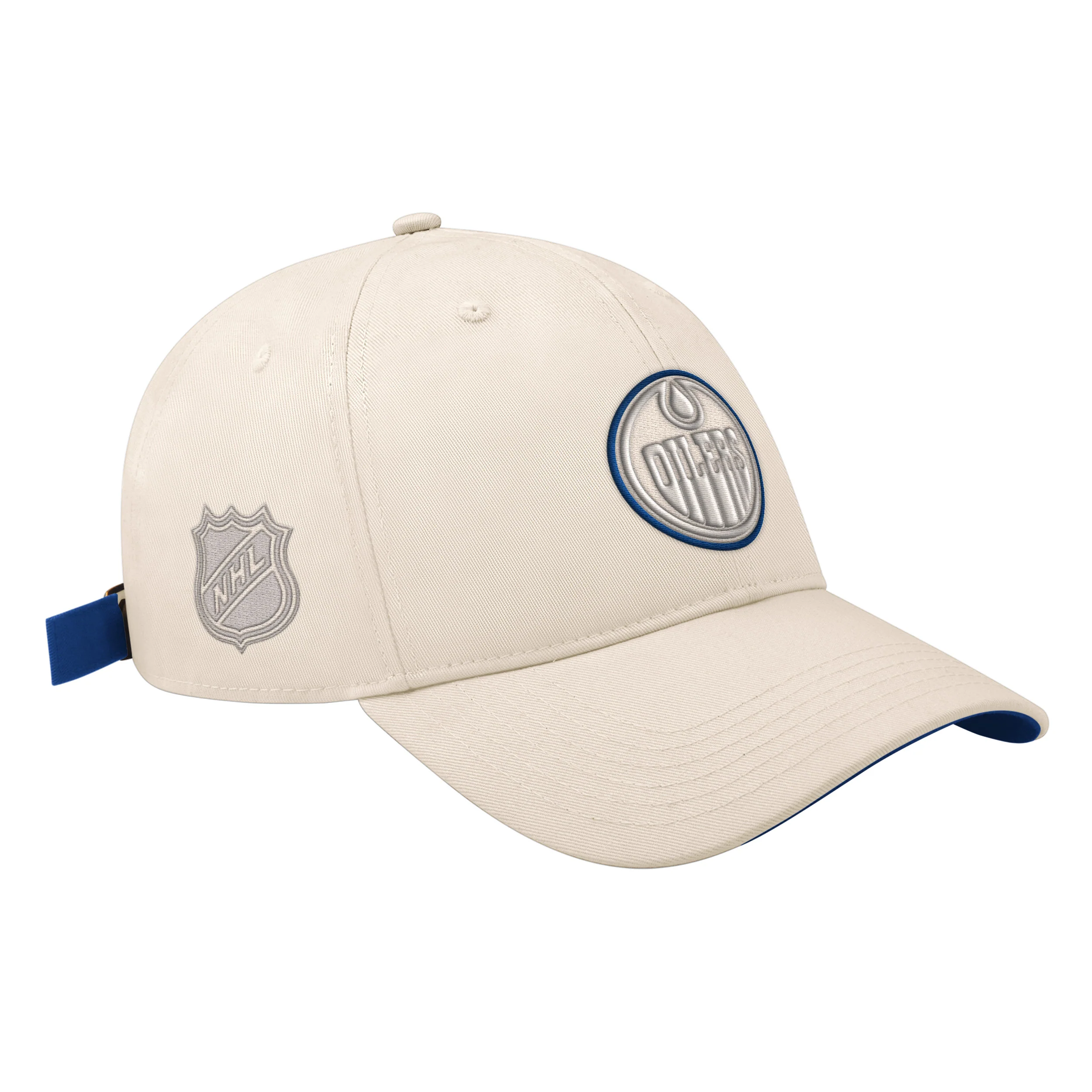Edmonton Oilers Starter Cream Parchment Pop Adjustable Hat - Image 3
