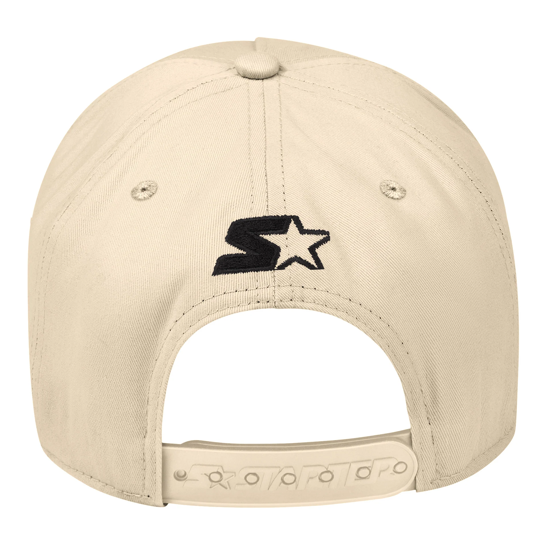 Edmonton Oilers Starter Cream Tonal 5-Star Snapback Hat - Image 2