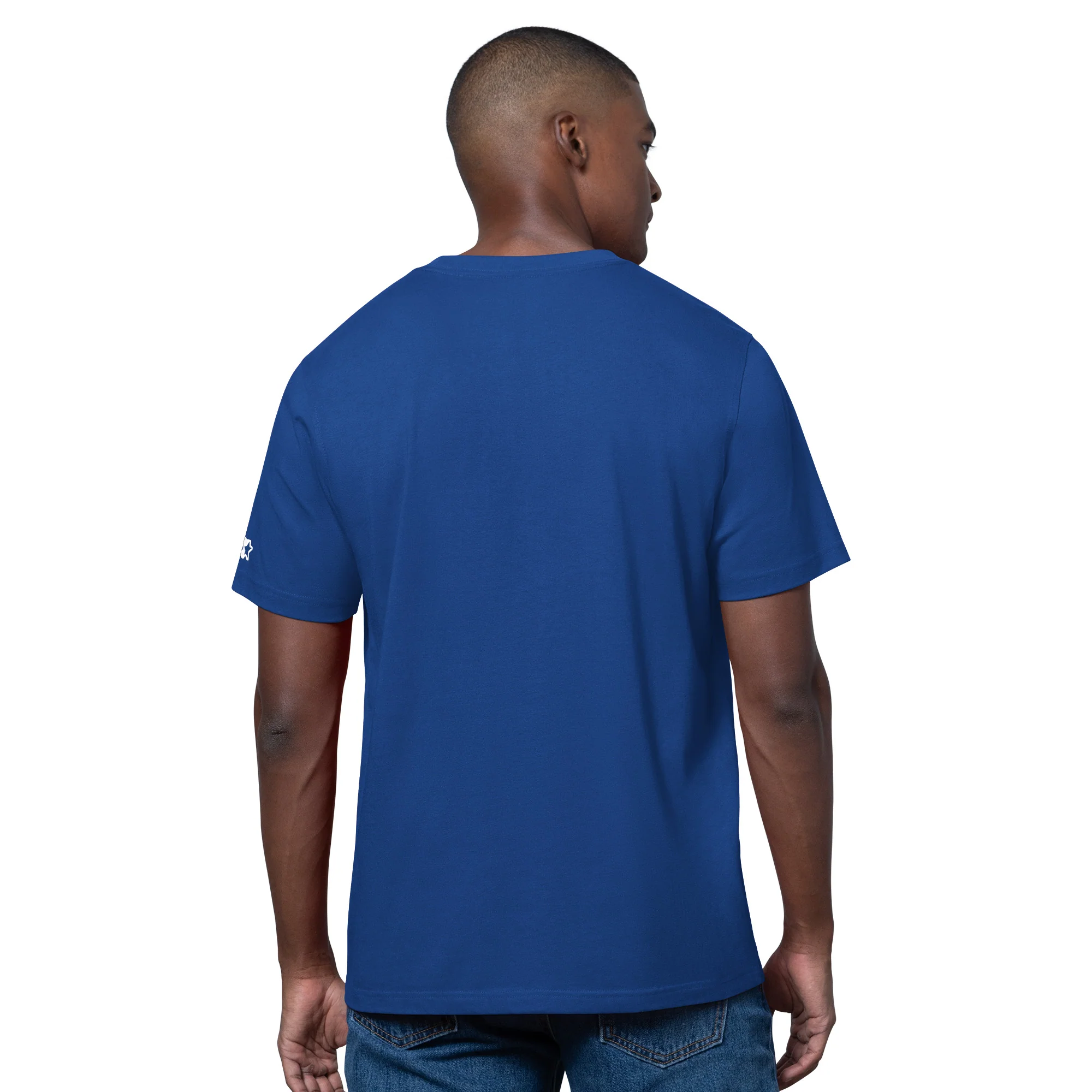 Edmonton Oilers Starter Royal Defender T-Shirt - Image 2