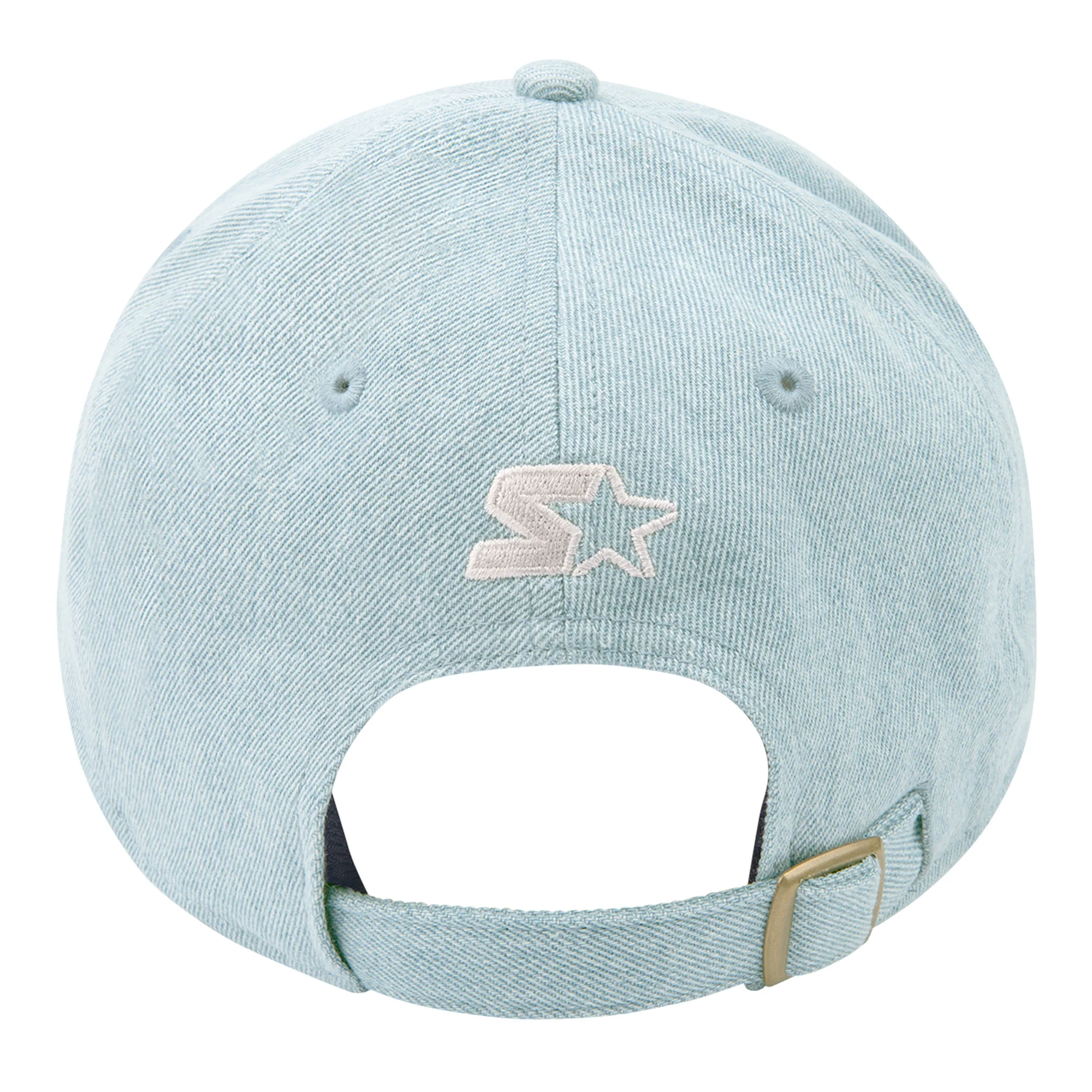 Edmonton Oilers Starter Washed Out Denim Adjustable Hat - Image 2