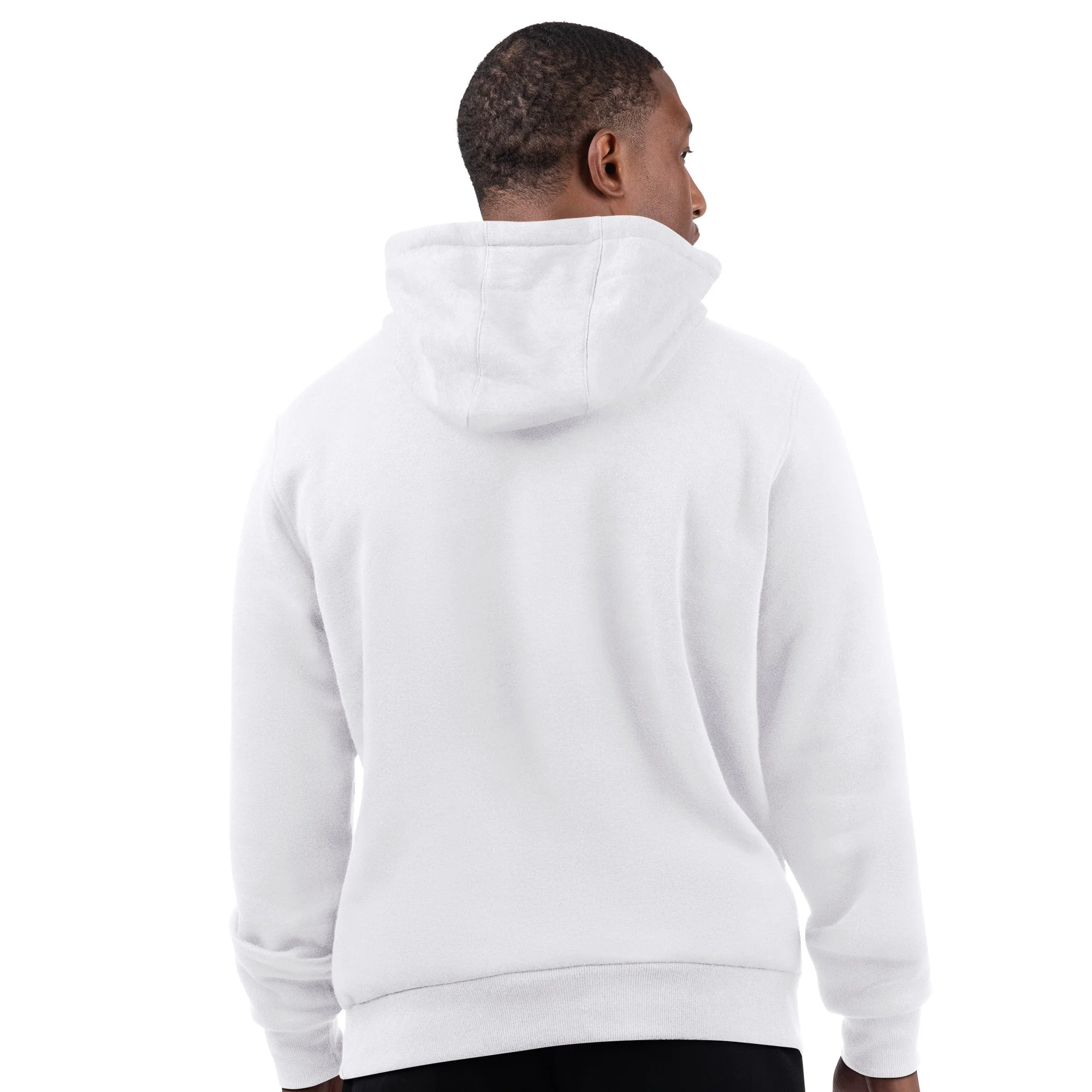 Edmonton Oilers Starter White Alternate Logo Pullover Hoodie - Image 2