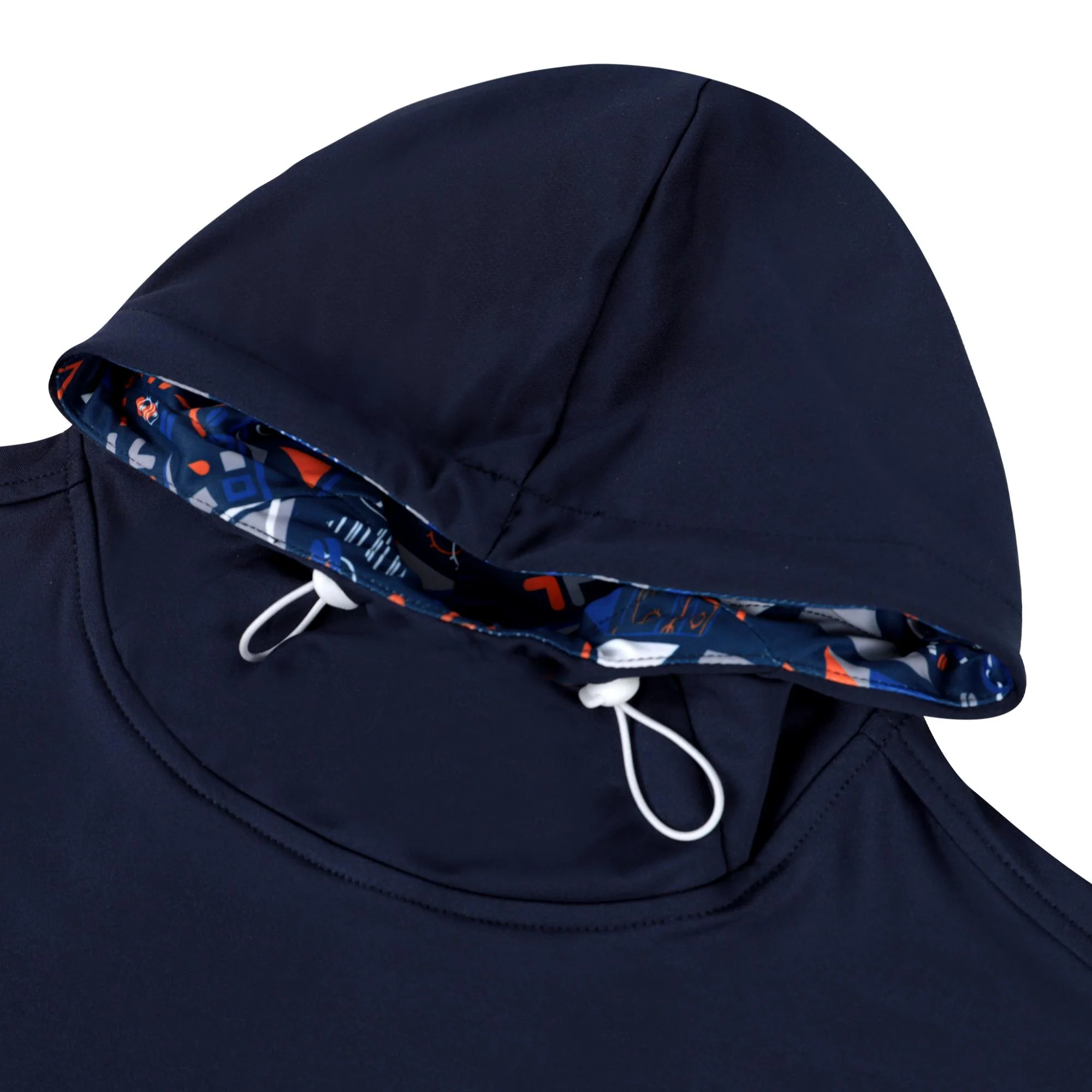 Edmonton Oilers Swannies Golf Abstract Navy Hoodie - Image 3
