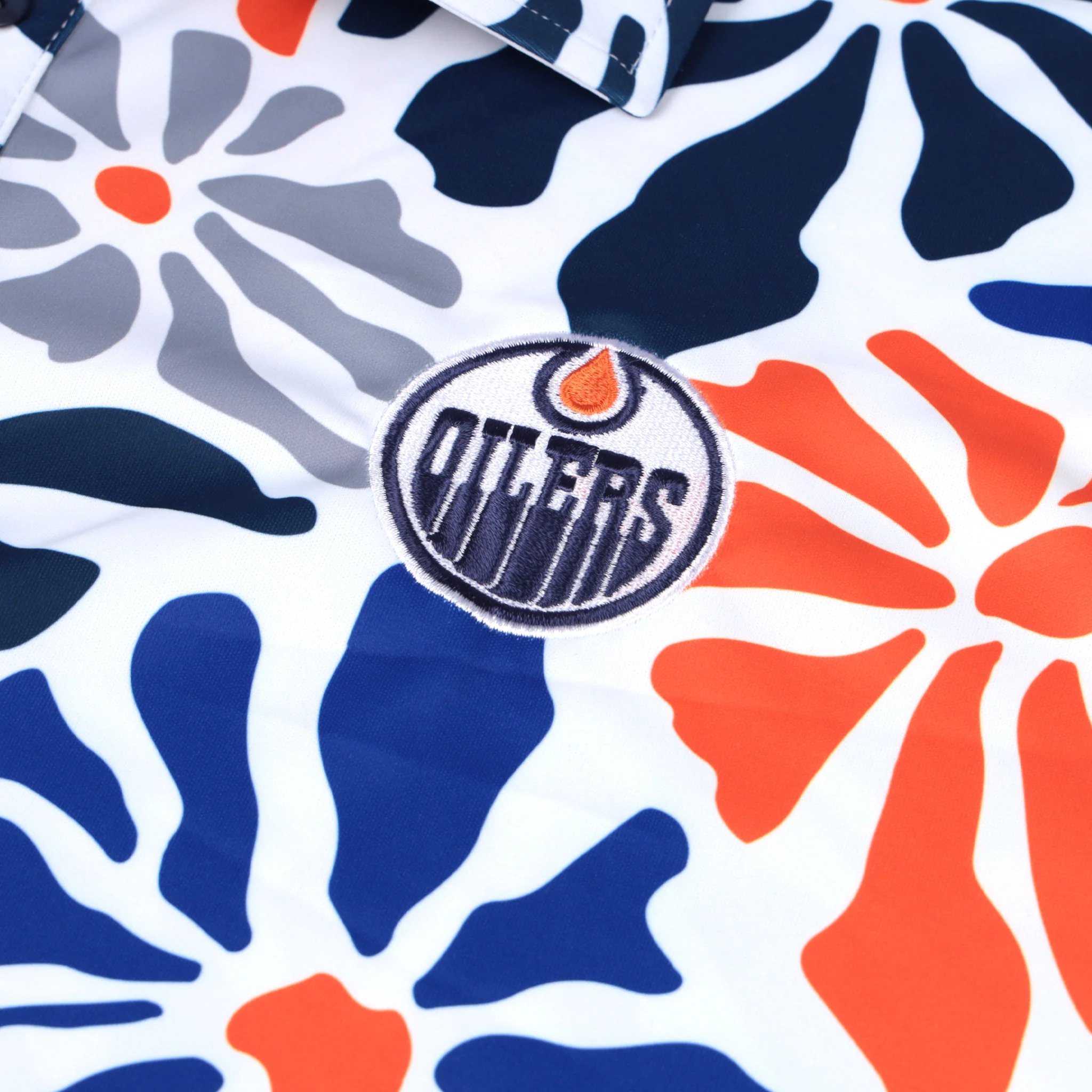 Edmonton Oilers Swannies Golf Donald Custom Sublimated Polo - Image 3