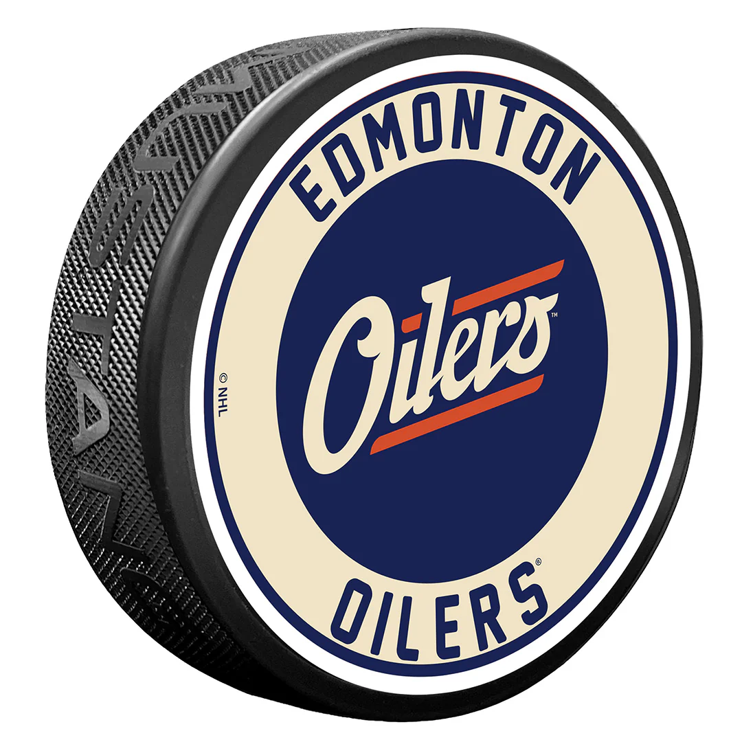 Edmonton Oilers Team Alternate Logo Puck