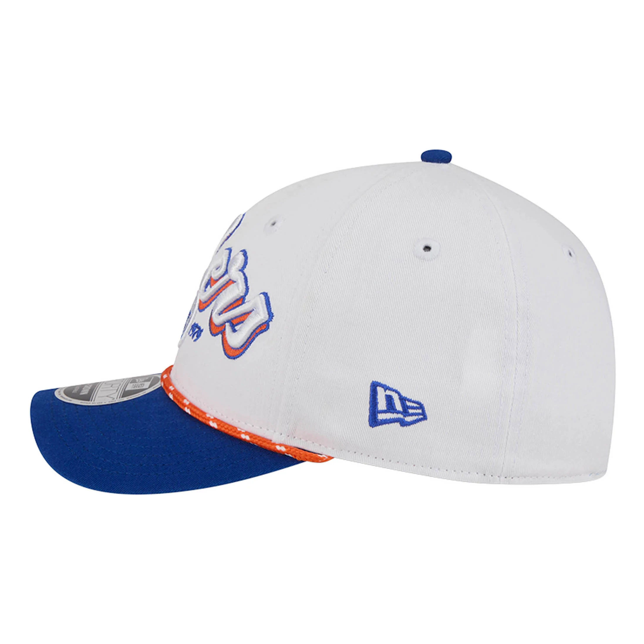 Edmonton Oilers Toddler New Era White & Blue Team Loyal 9FORTY M-Crown Adjustable Hat - Image 4