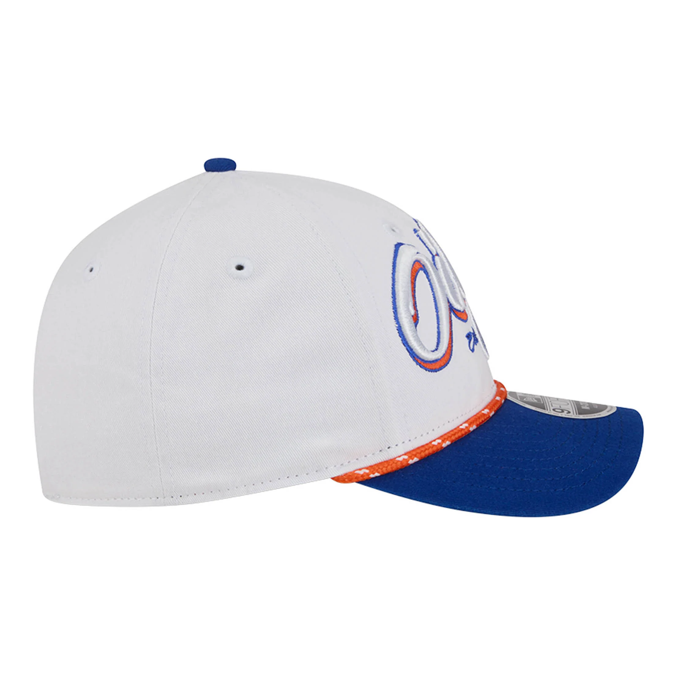 Edmonton Oilers Toddler New Era White & Blue Team Loyal 9FORTY M-Crown Adjustable Hat - Image 5
