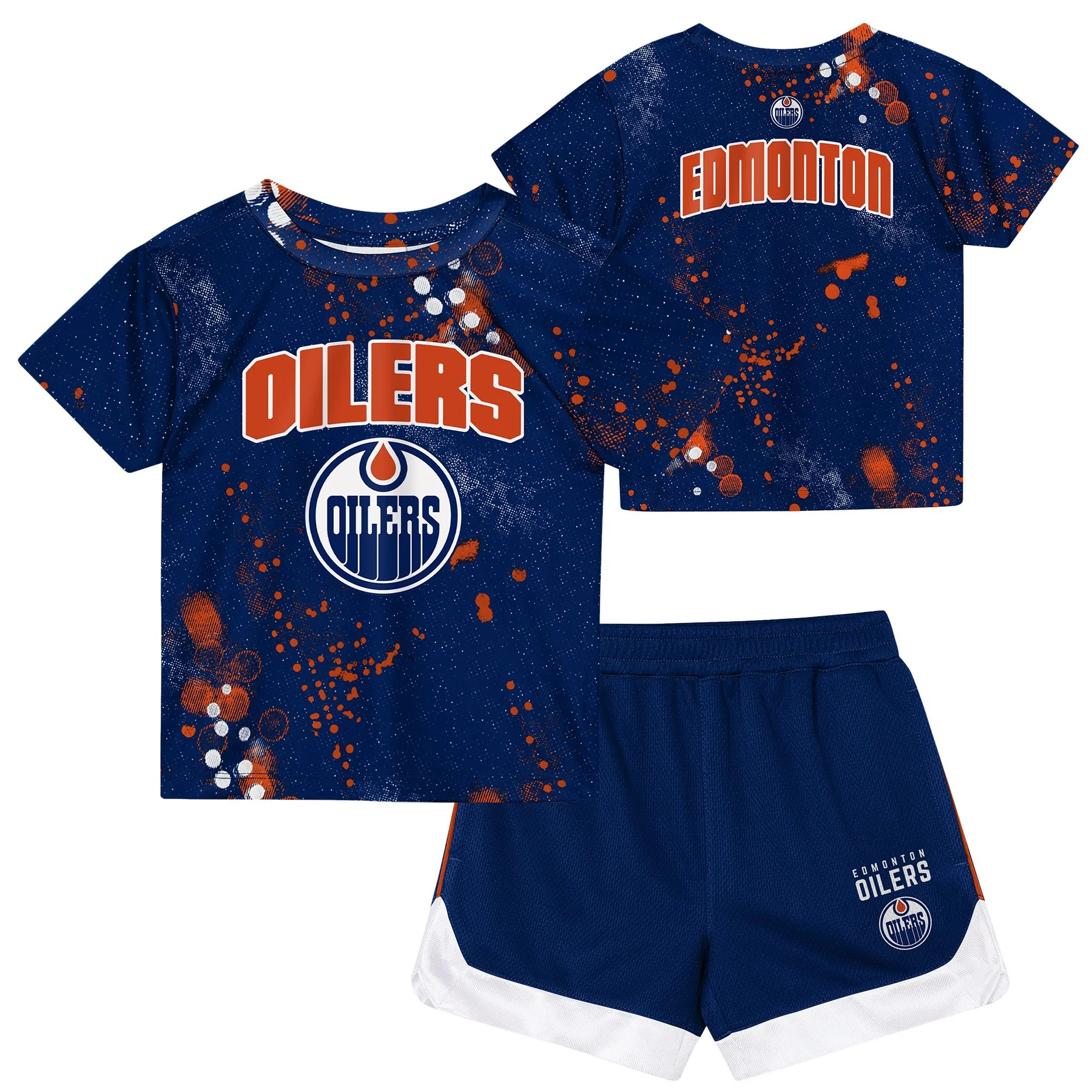 Edmonton Oilers Toddler Outerstuff Stadium Lights 2-Piece Set