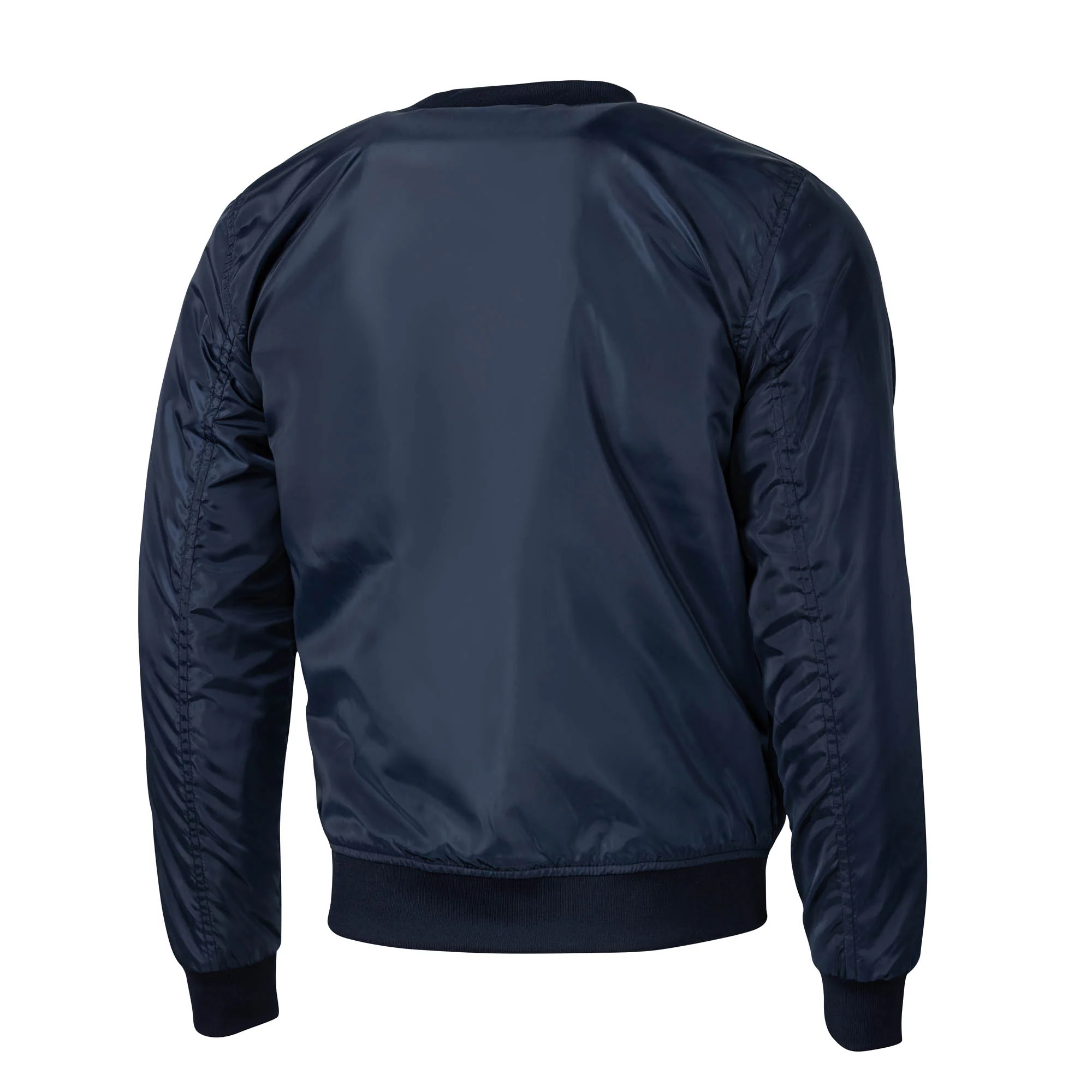 Edmonton Oilers Unisex Authentics Navy Bomber Jacket - Image 2