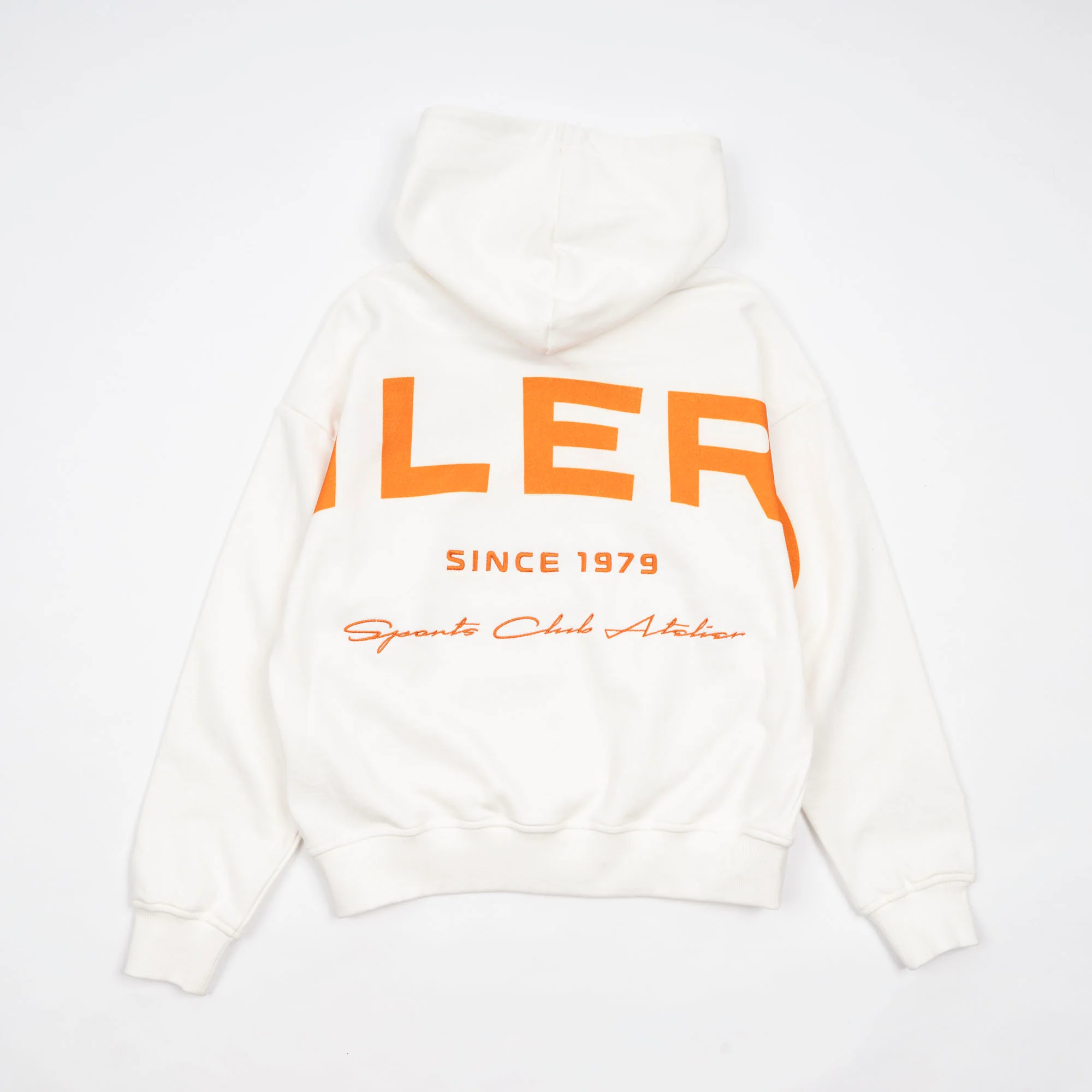 Edmonton Oilers Unisex Sports Club Atelier by Lauren McDavid White Overdrive Hoodie - Image 2