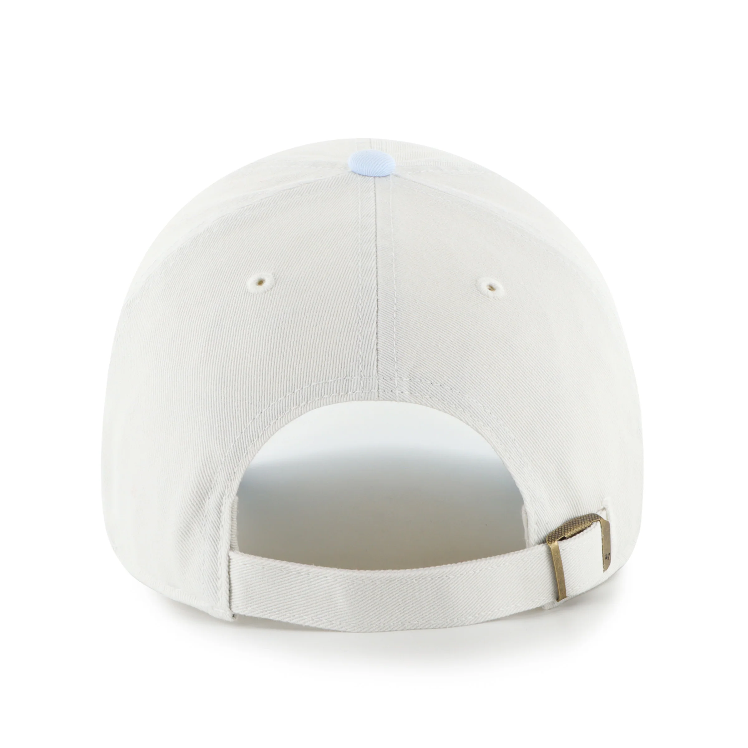 Edmonton Oilers Women's '47 Cream & Blue Gelato Script TT Clean Up Adjustable Hat - Image 2
