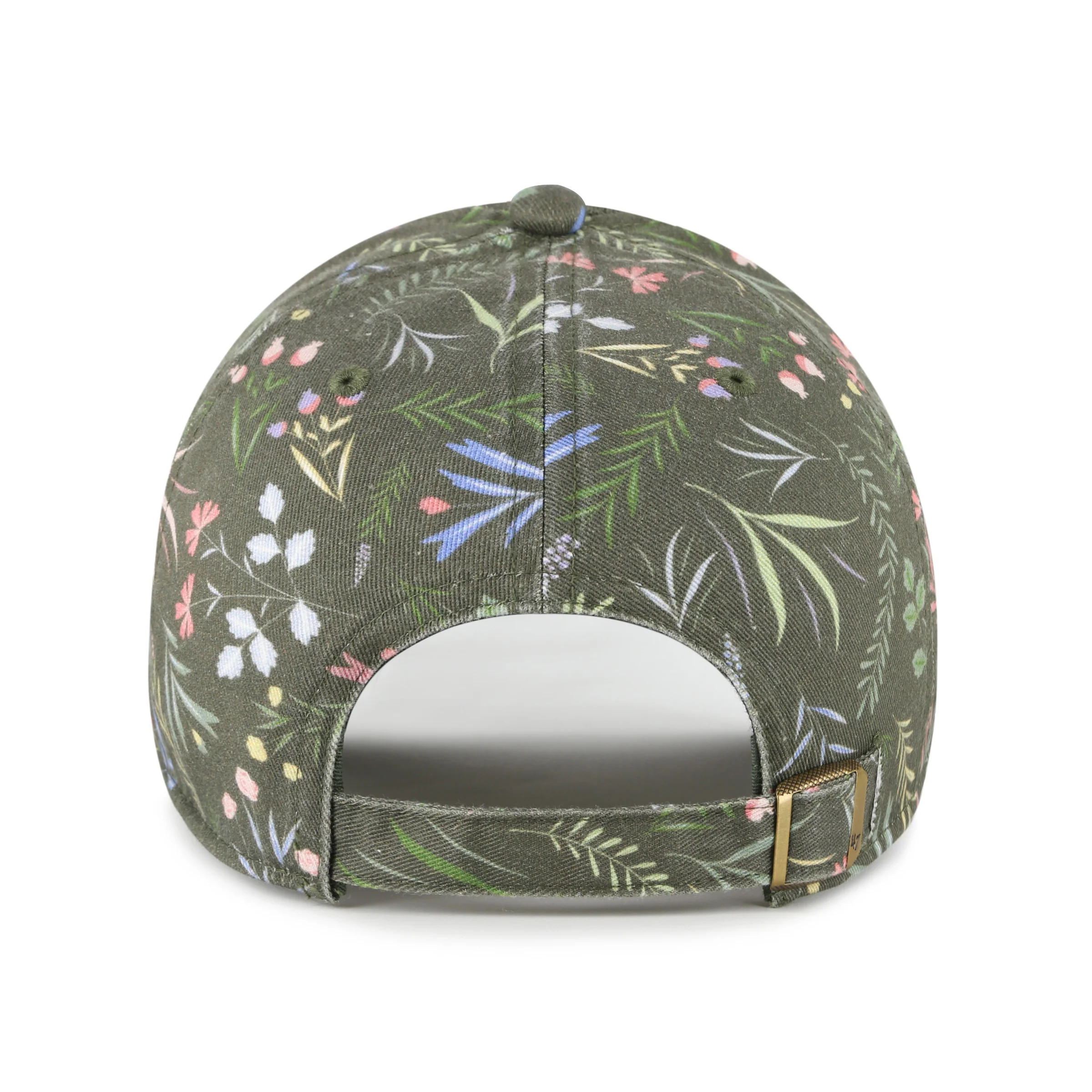 Edmonton Oilers Women's '47 Green Moss Verbena Clean Up Adjustable Hat - Image 2