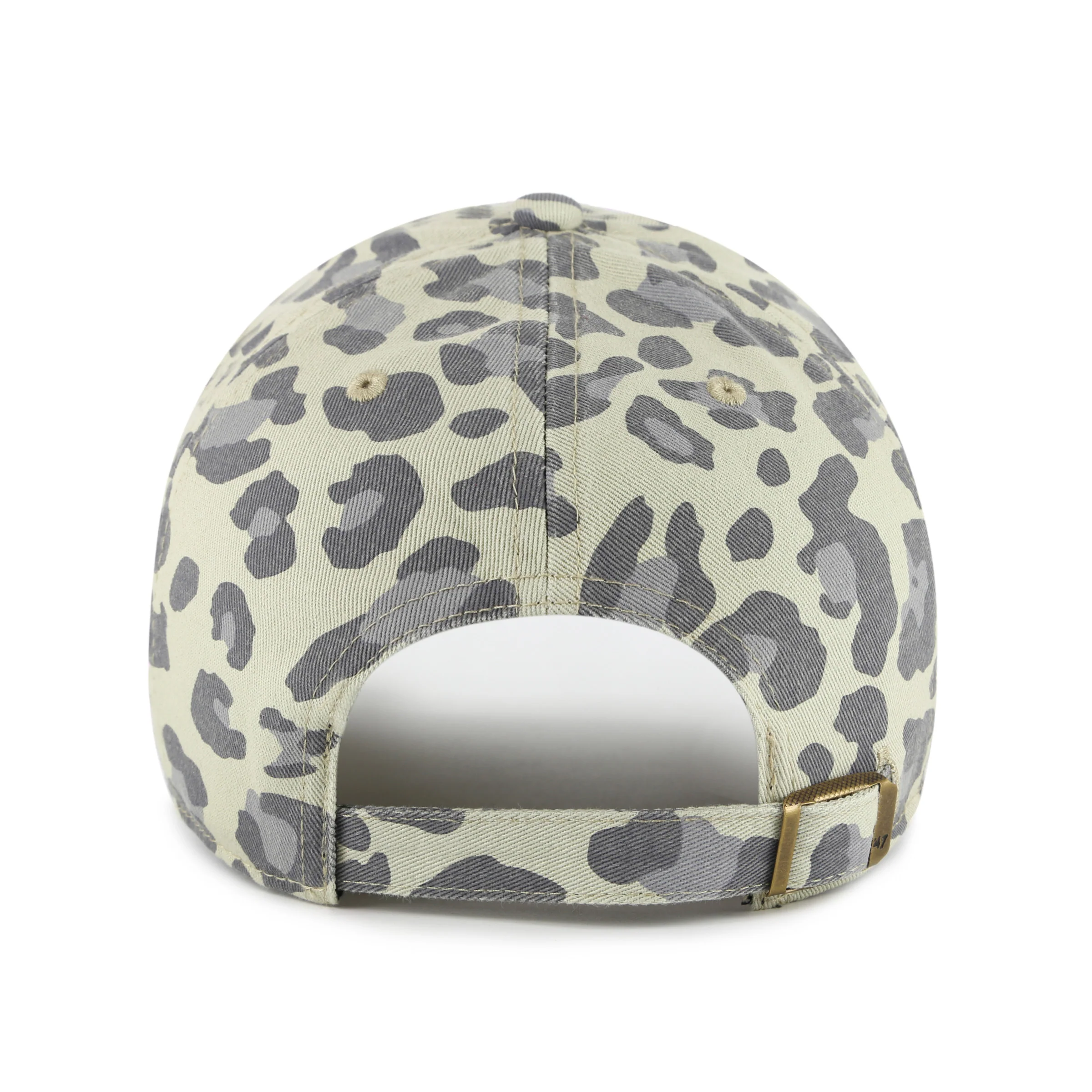 Edmonton Oilers Women's '47 Grey Bagheera Clean Up Adjustable Hat - Image 2