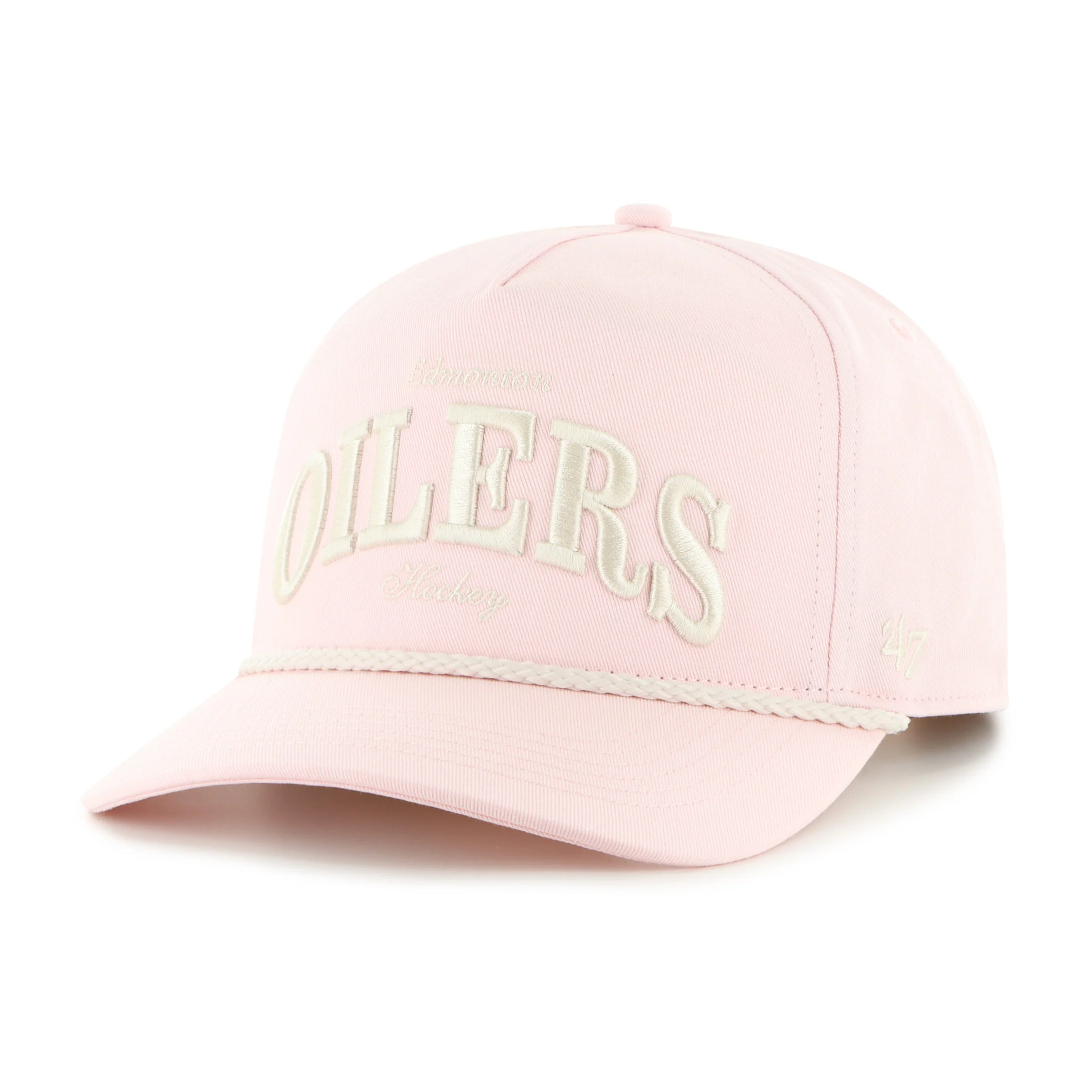 Edmonton Oilers Women's '47 Pink Gelato Rope Hitch Snapback Hat