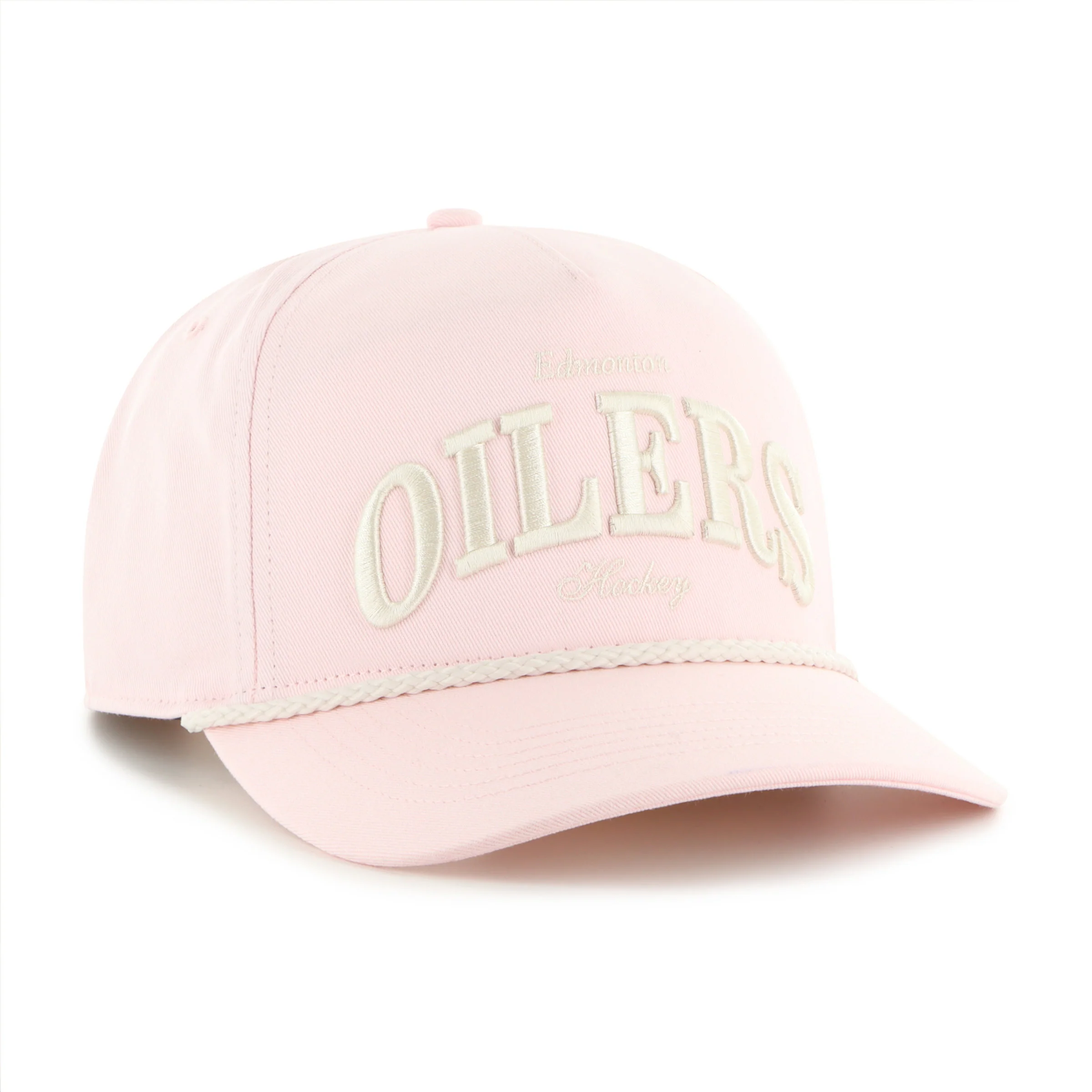 Edmonton Oilers Women's '47 Pink Gelato Rope Hitch Snapback Hat - Image 3