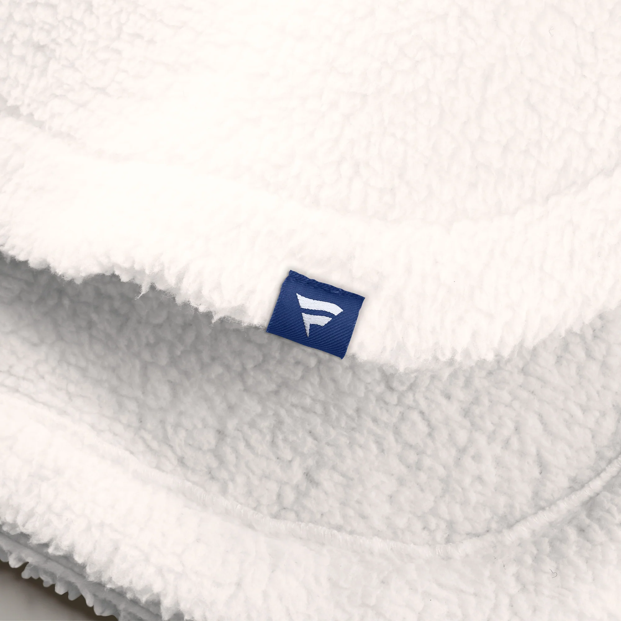 Edmonton Oilers Women's Fanatics Cream Sherpa Sweatshirt - Image 6