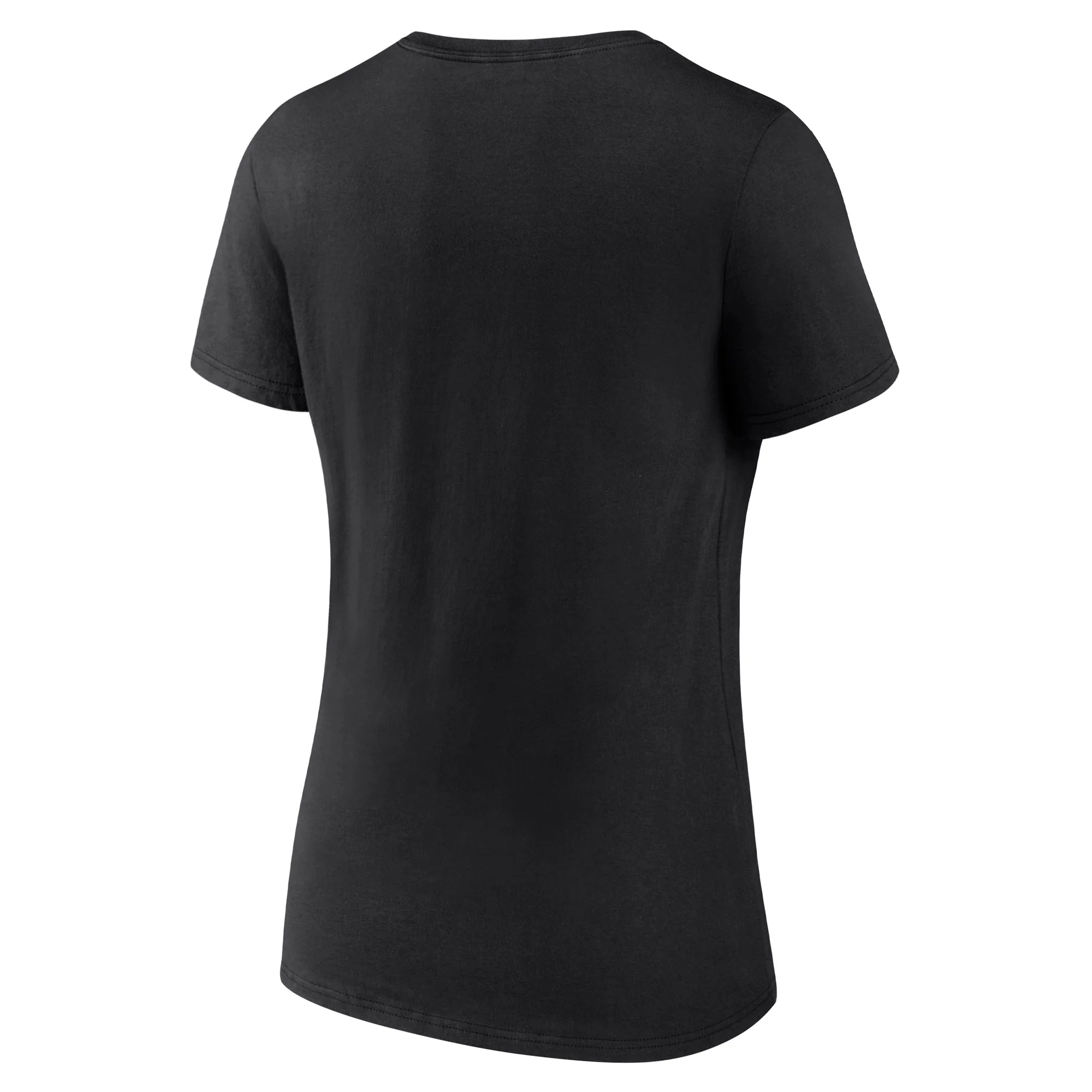 Edmonton Oilers Women's Fanatics Pride Black V-Neck T-Shirt - Image 3