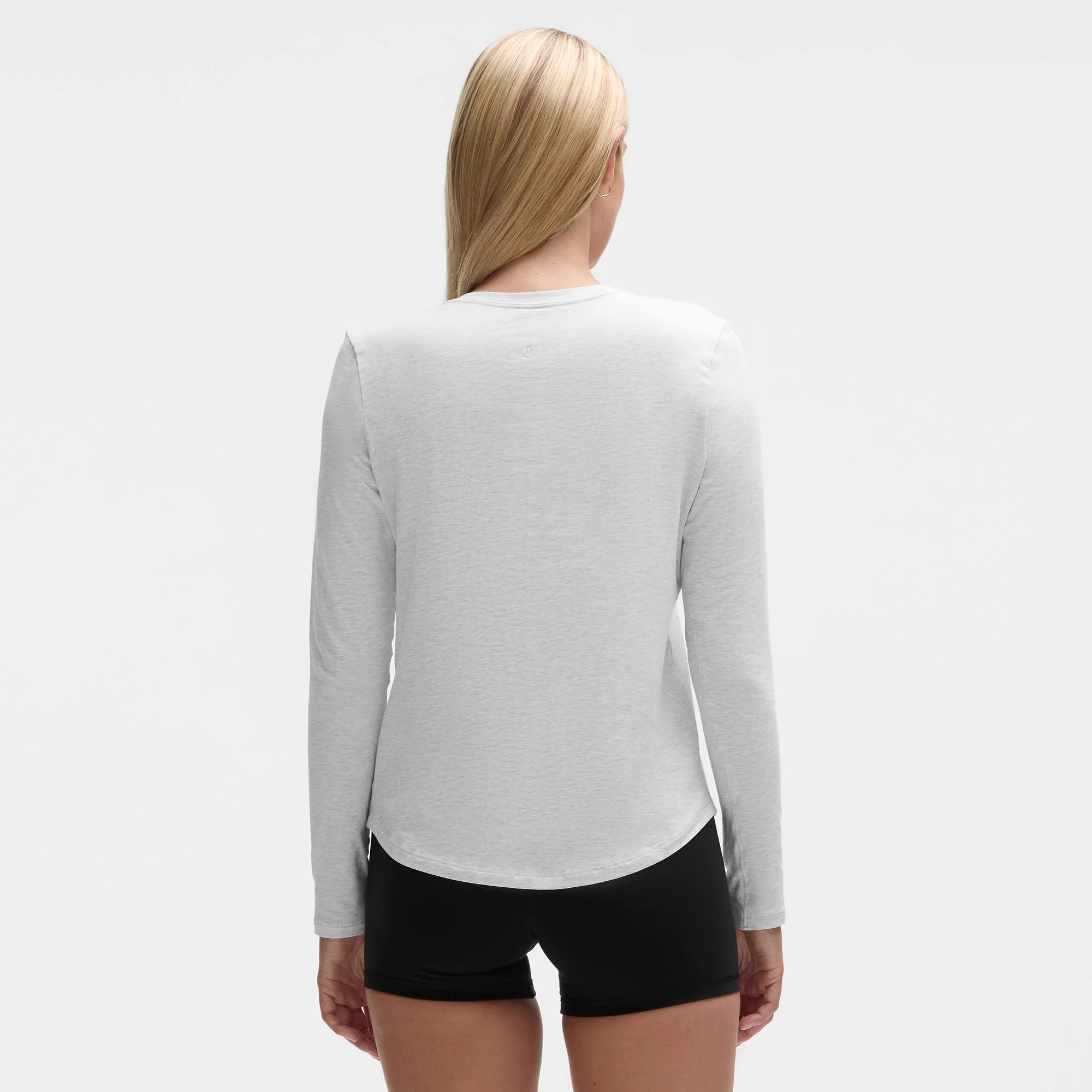 Edmonton Oilers Women's lululemon Love Grey Long Sleeve T-Shirt - Image 2