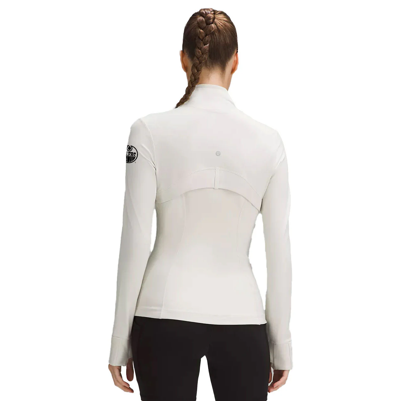Edmonton Oilers Women's lululemon Luon Define Cream Jacket - Image 5
