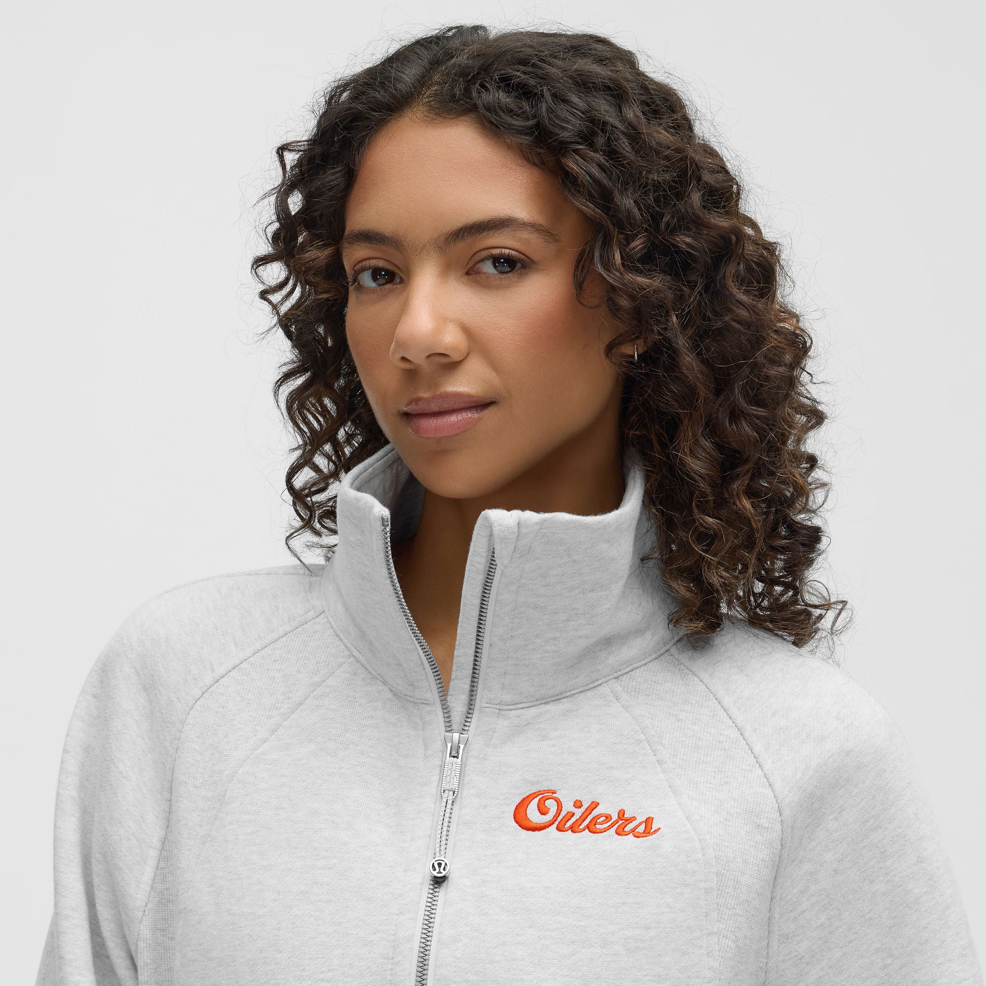 Edmonton Oilers lululemon Women's Long Scuba Oversized Half-Zip Funnel Neck - Image 3