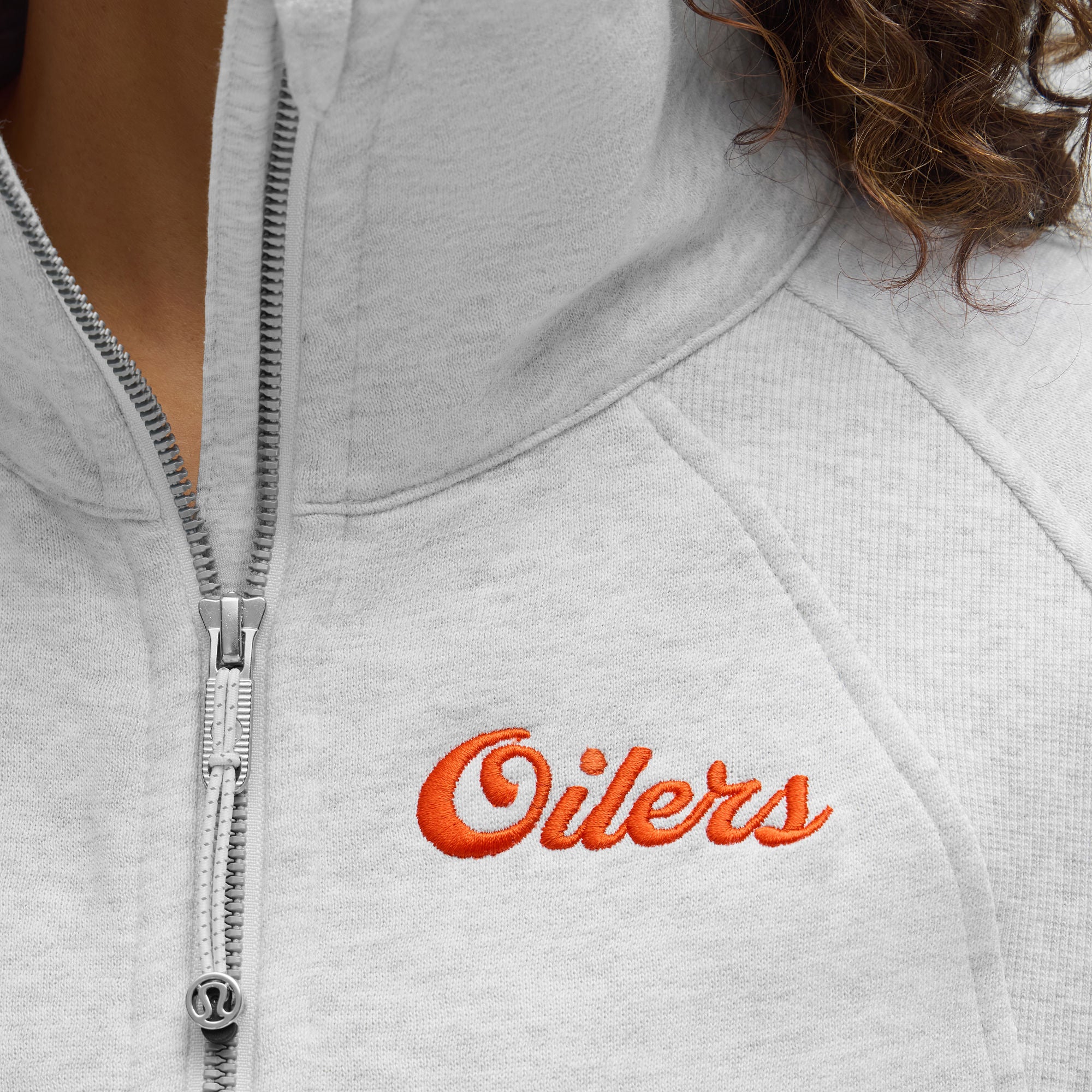 Edmonton Oilers lululemon Women's Long Scuba Oversized Half-Zip Funnel Neck - Image 5