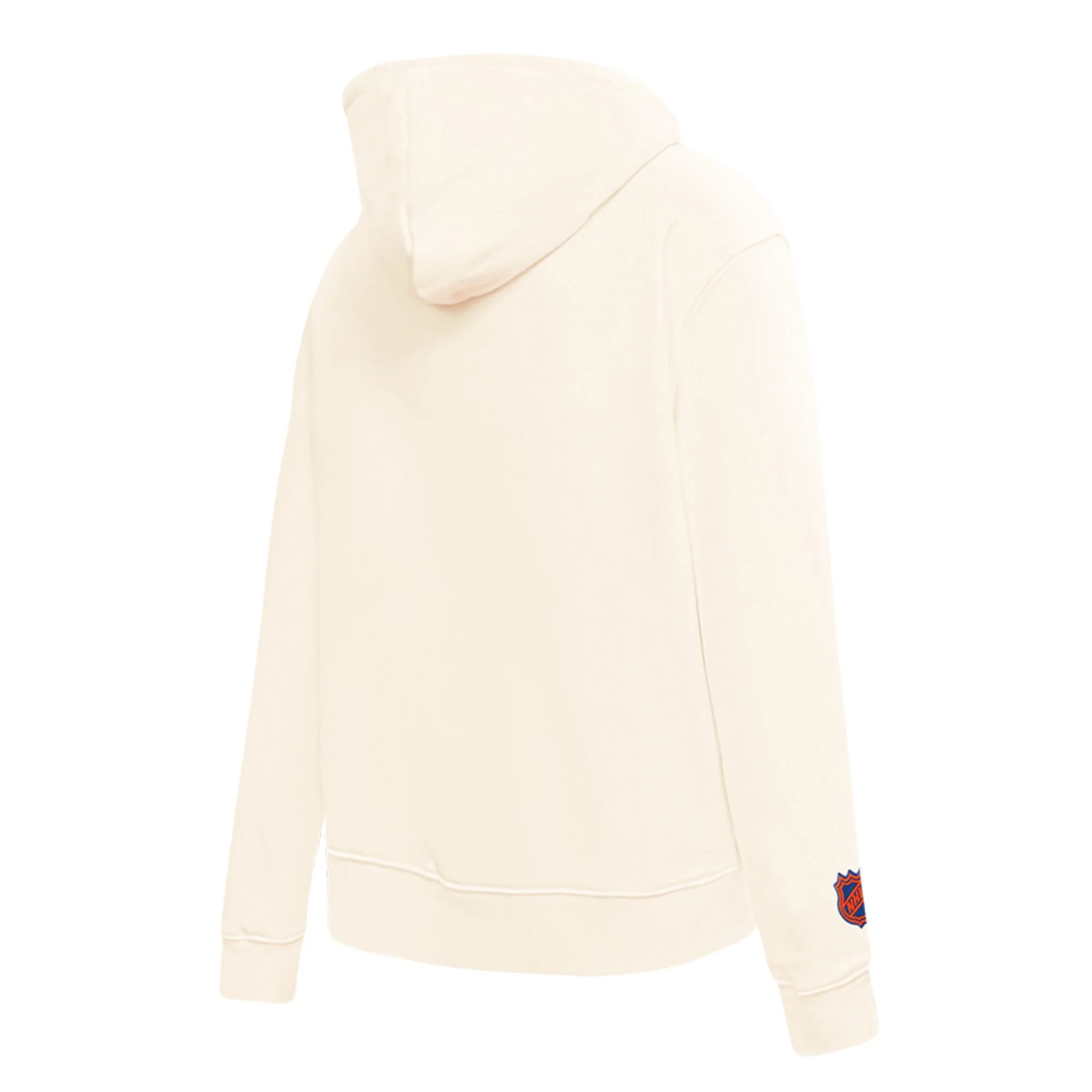 Edmonton Oilers Women's Pro Standard Classic Icon Cream Full-Zip Hoodie - Image 6