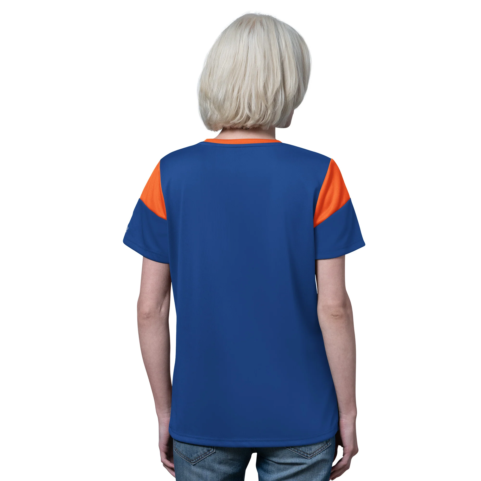 Edmonton Oilers Women's Starter Royal Blue Game Score T-Shirt - Image 2