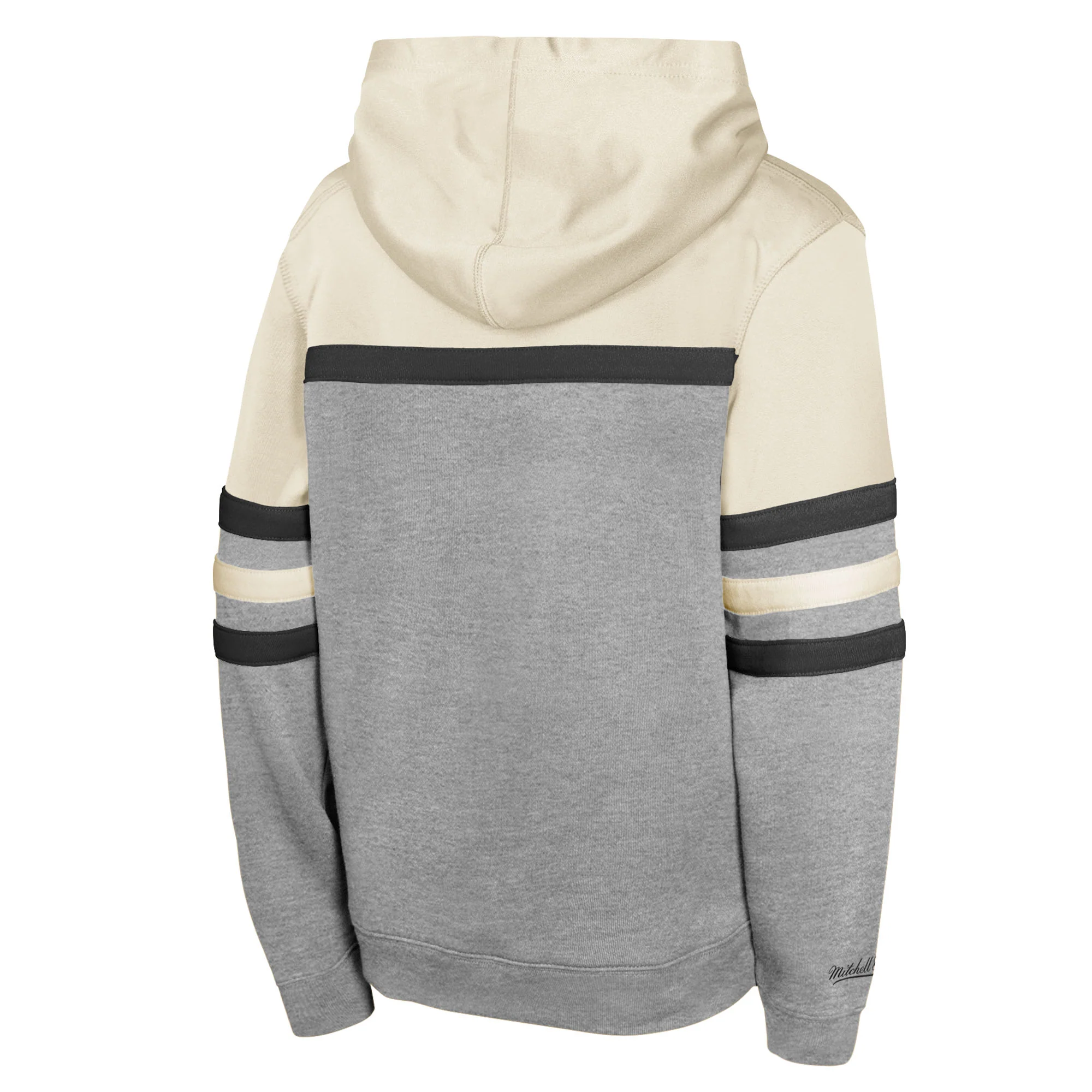 Edmonton Oilers Youth Mitchell & Ness Grey Head Coach Hoodie - Image 2