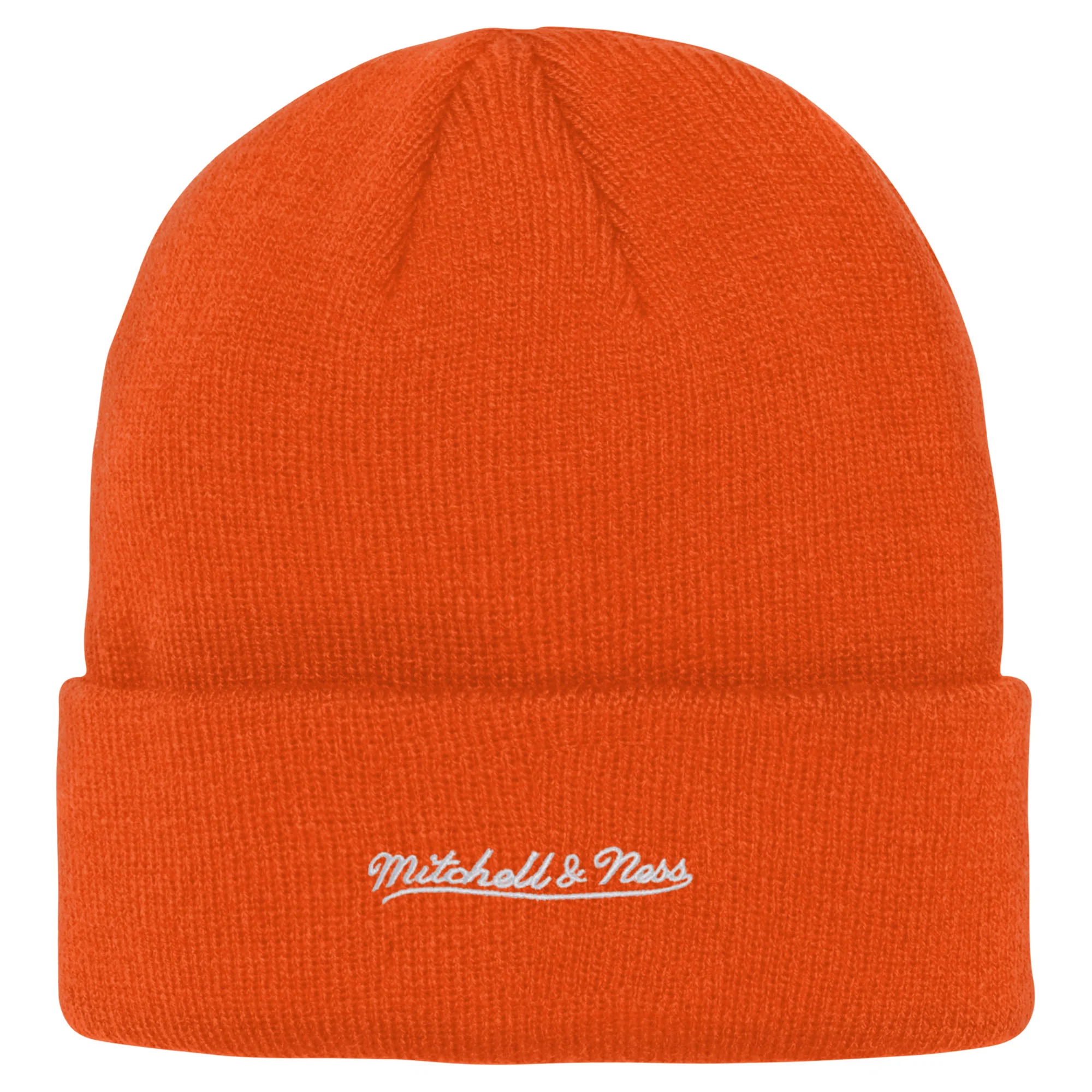 Edmonton Oilers Youth Mitchell & Ness Orange KO Cuffed Knit Toque - Image 2