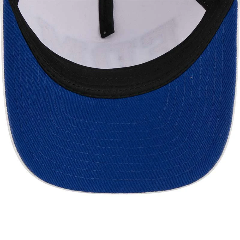Edmonton Oilers Youth New Era White & Blue Winner 9FORTY M-Crown Snapback Hat - Image 7