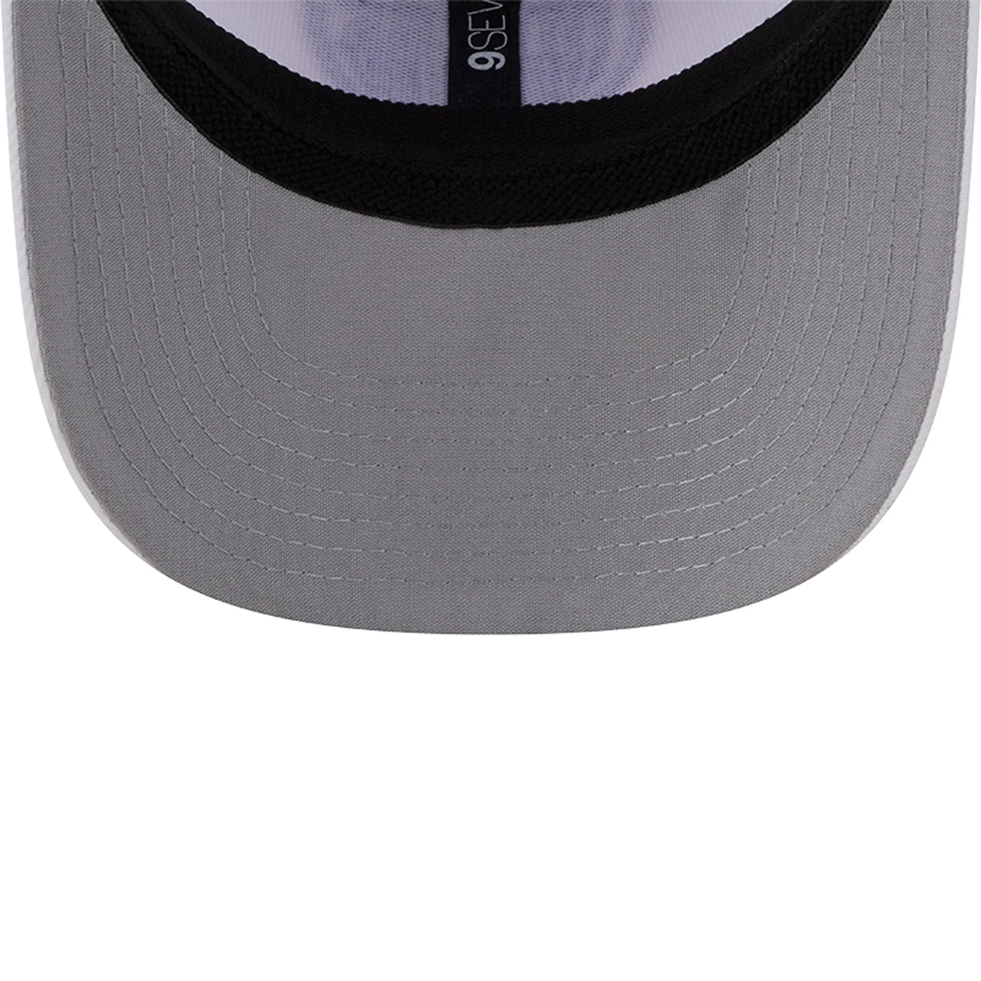 Edmonton Oilers Youth New Era White Rope 9SEVENTY Stretch Snapback Hat - Image 7