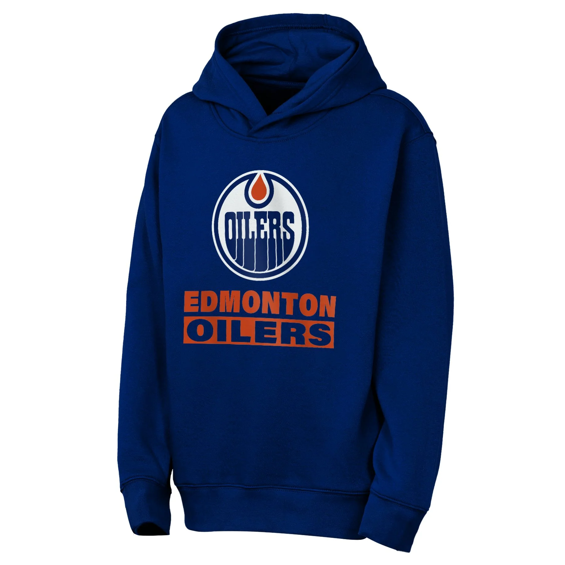 Edmonton Oilers Youth Outerstuff Back to Basics Royal Hoodie