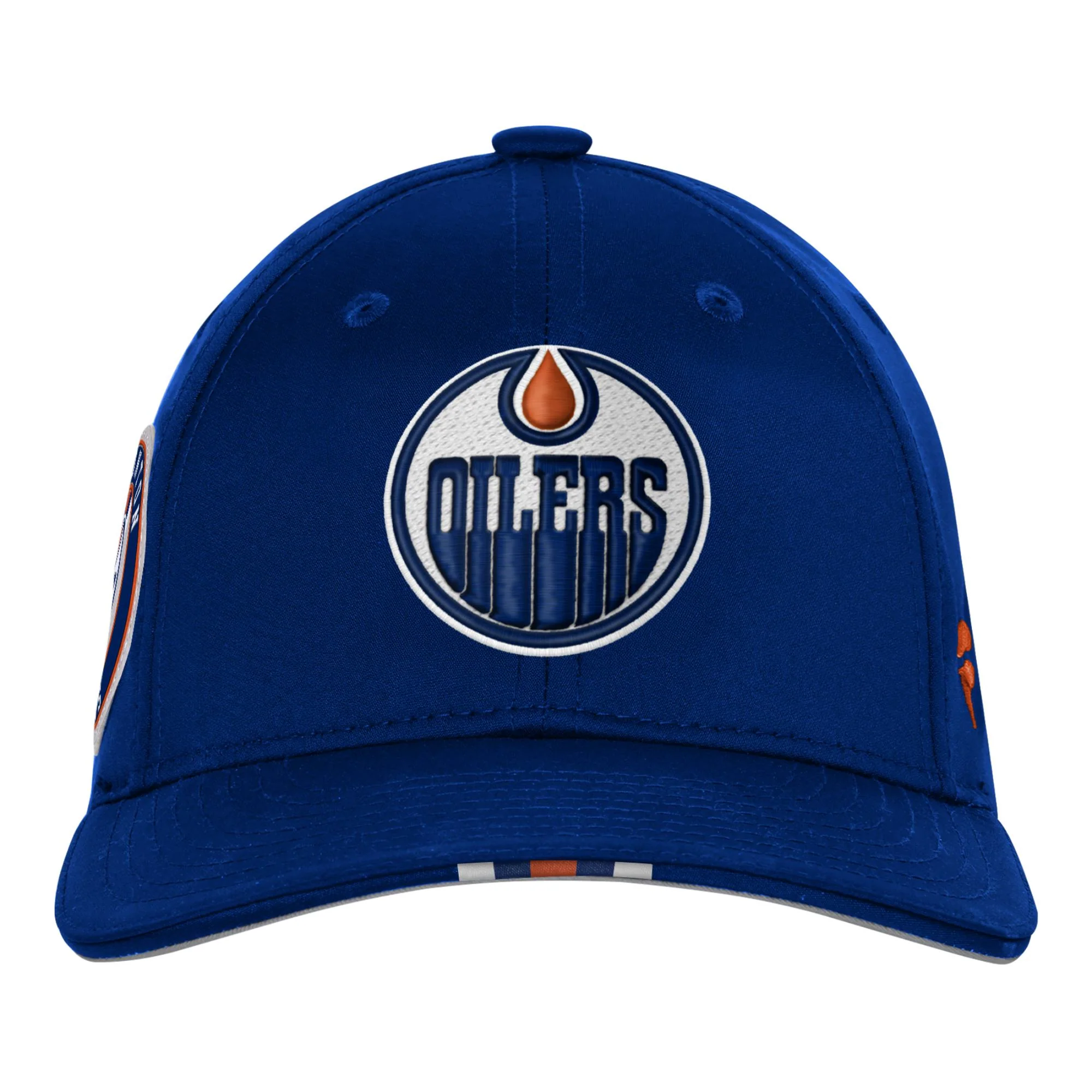 Edmonton Oilers Youth Outerstuff Blue 2025 NHL Draft Pro On Stage Snapback Hat - Image 3