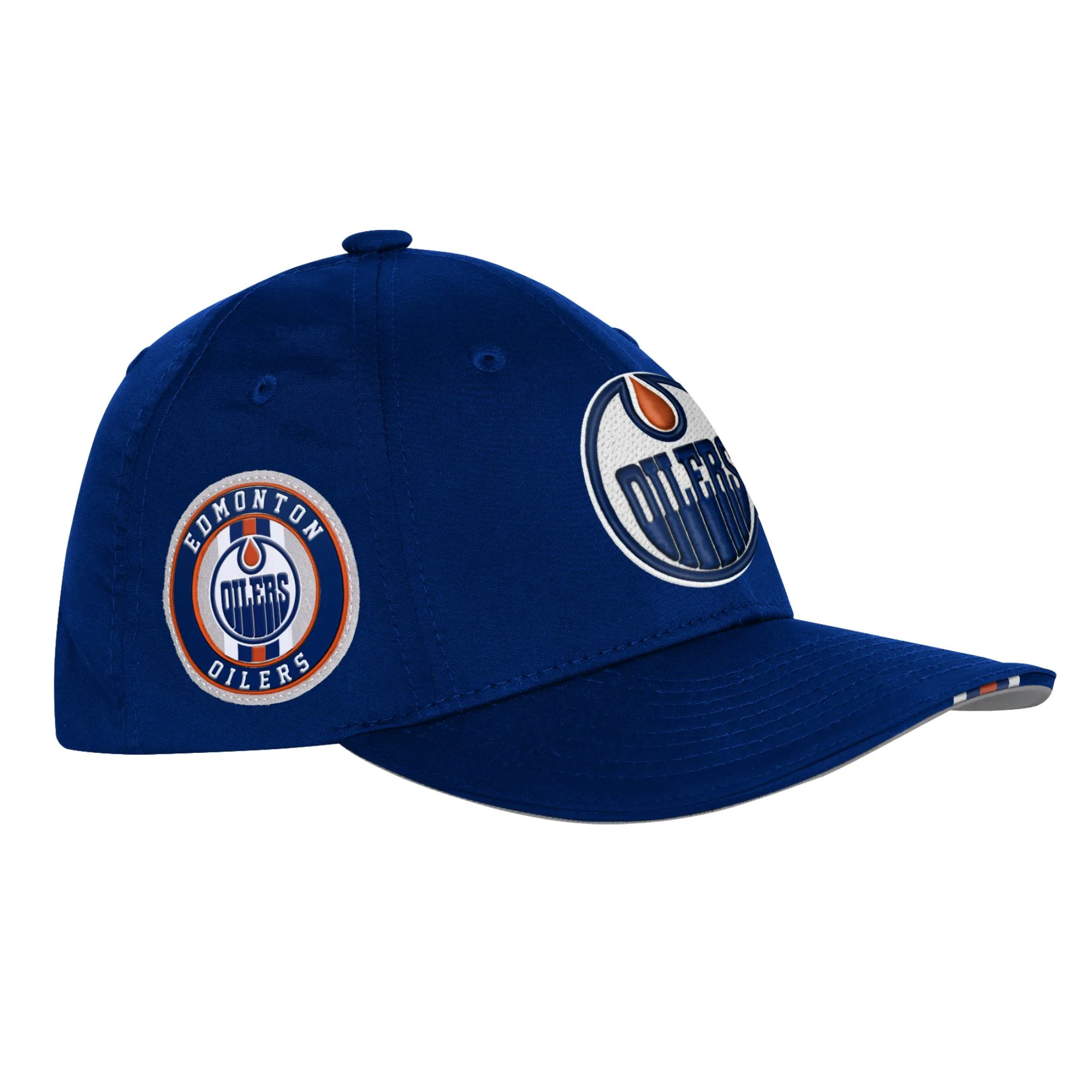 Edmonton Oilers Youth Outerstuff Blue 2025 NHL Draft Pro On Stage Snapback Hat - Image 4
