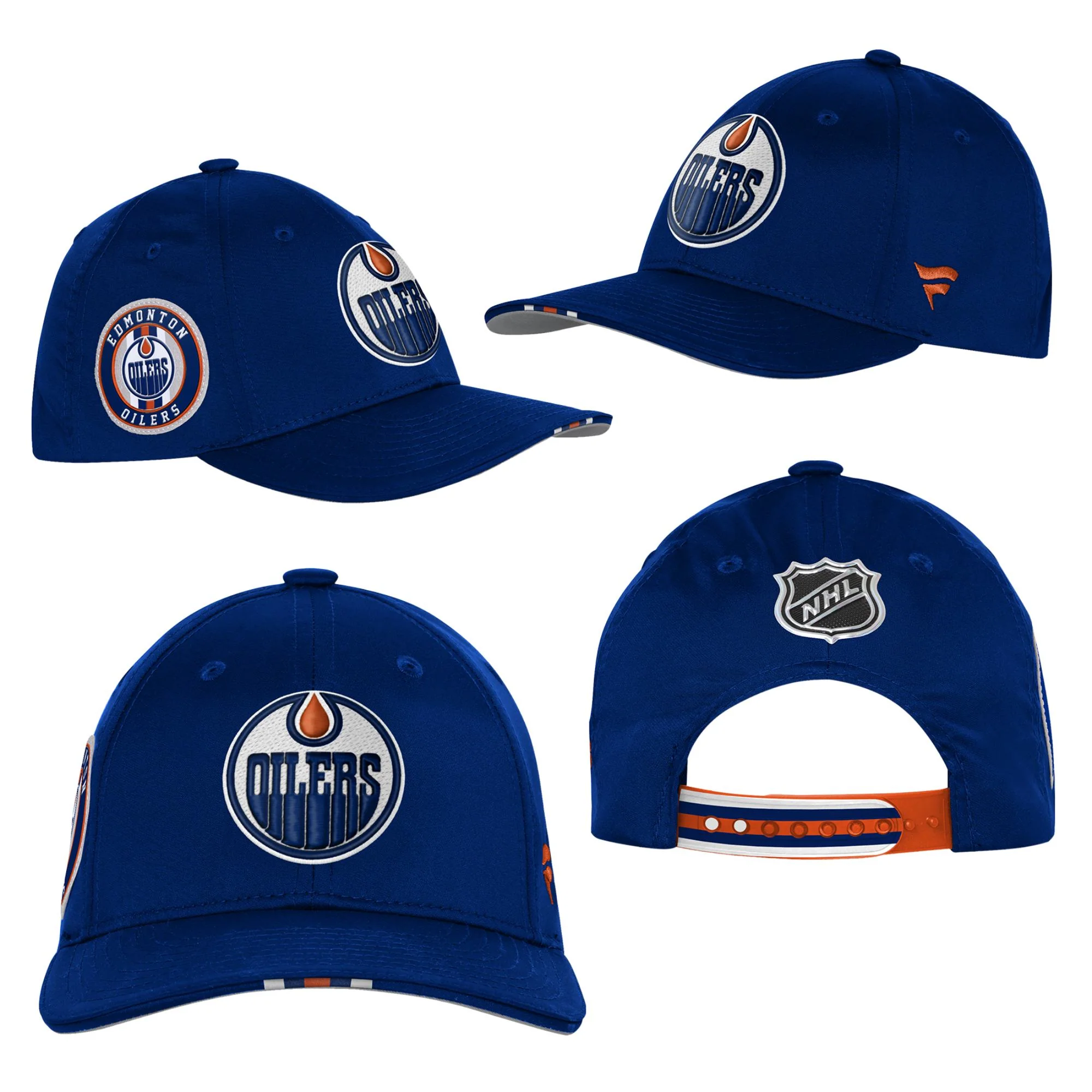 Edmonton Oilers Youth Outerstuff Blue 2025 NHL Draft Pro On Stage Snapback Hat - Image 5