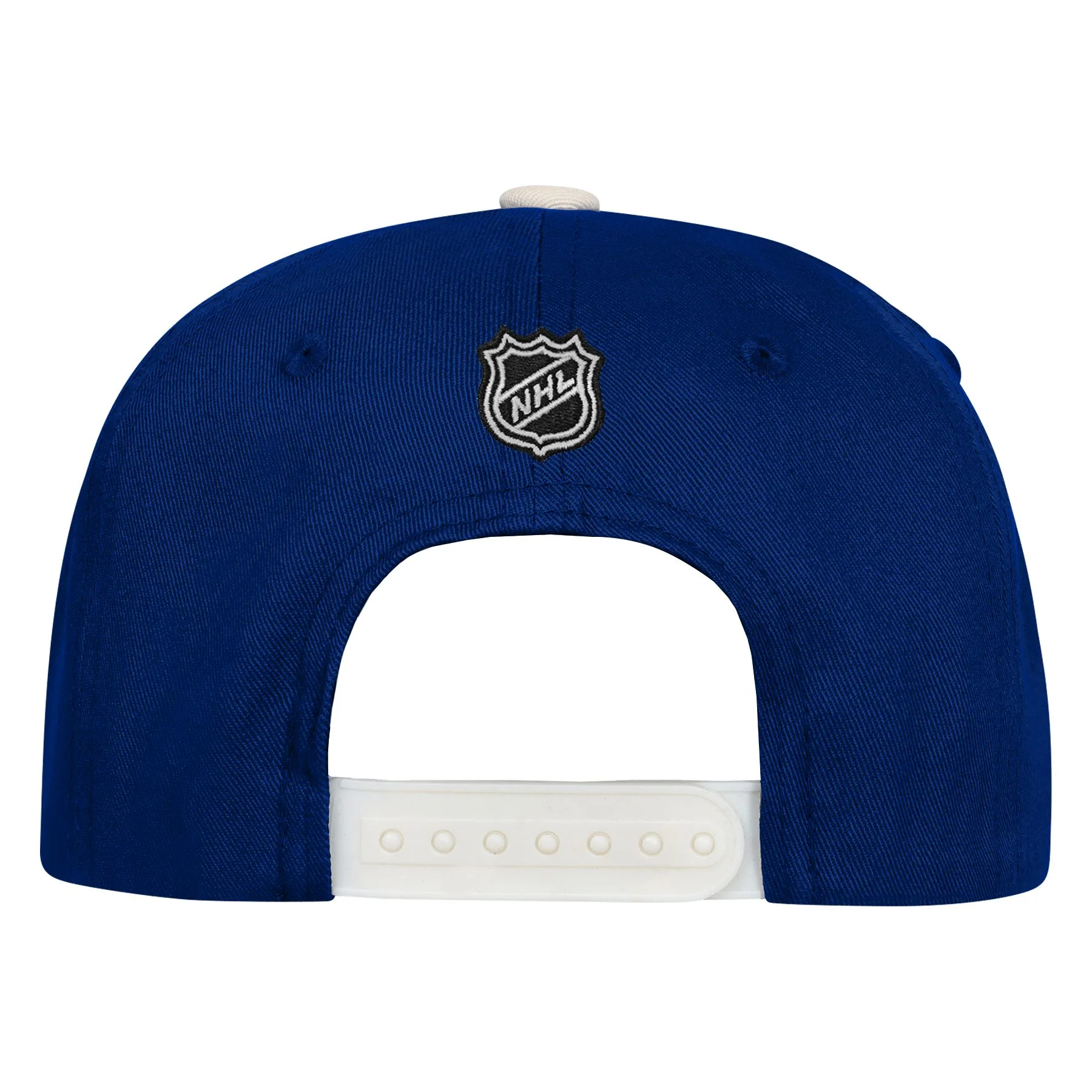 Edmonton Oilers Youth Outerstuff Blue & Cream Court MVP Snapback Hat - Image 2