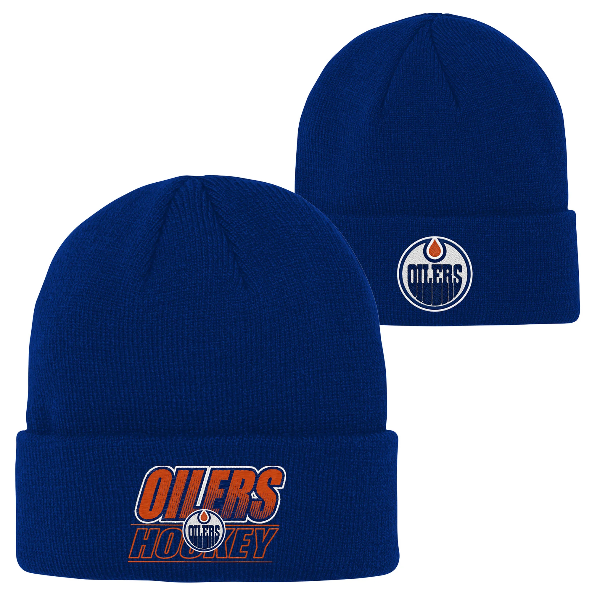 Edmonton Oilers Youth Outerstuff Blue Fast Track Toque - Image 3