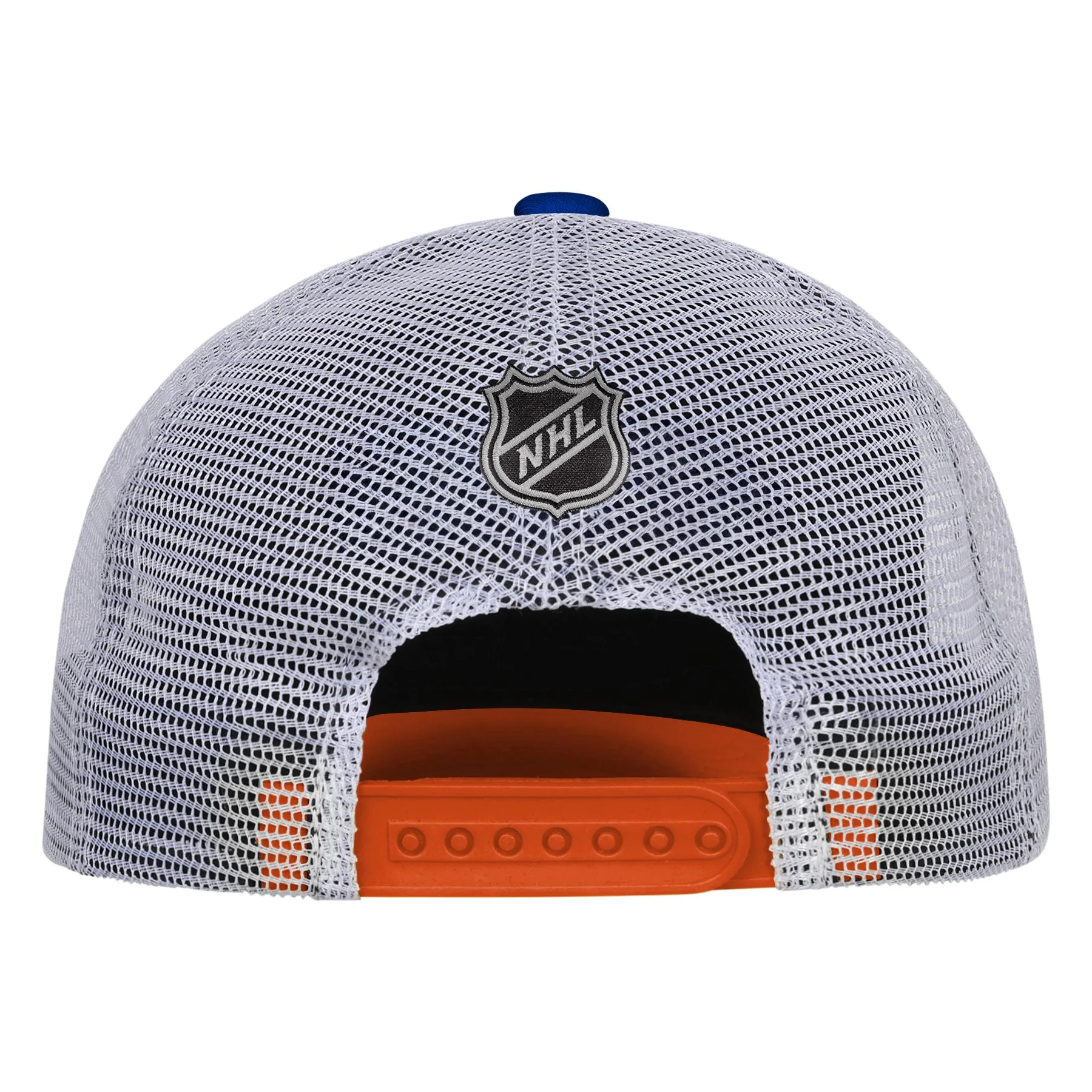 Edmonton Oilers Youth Outerstuff Blue Top Player Foam Snapback Hat - Image 2